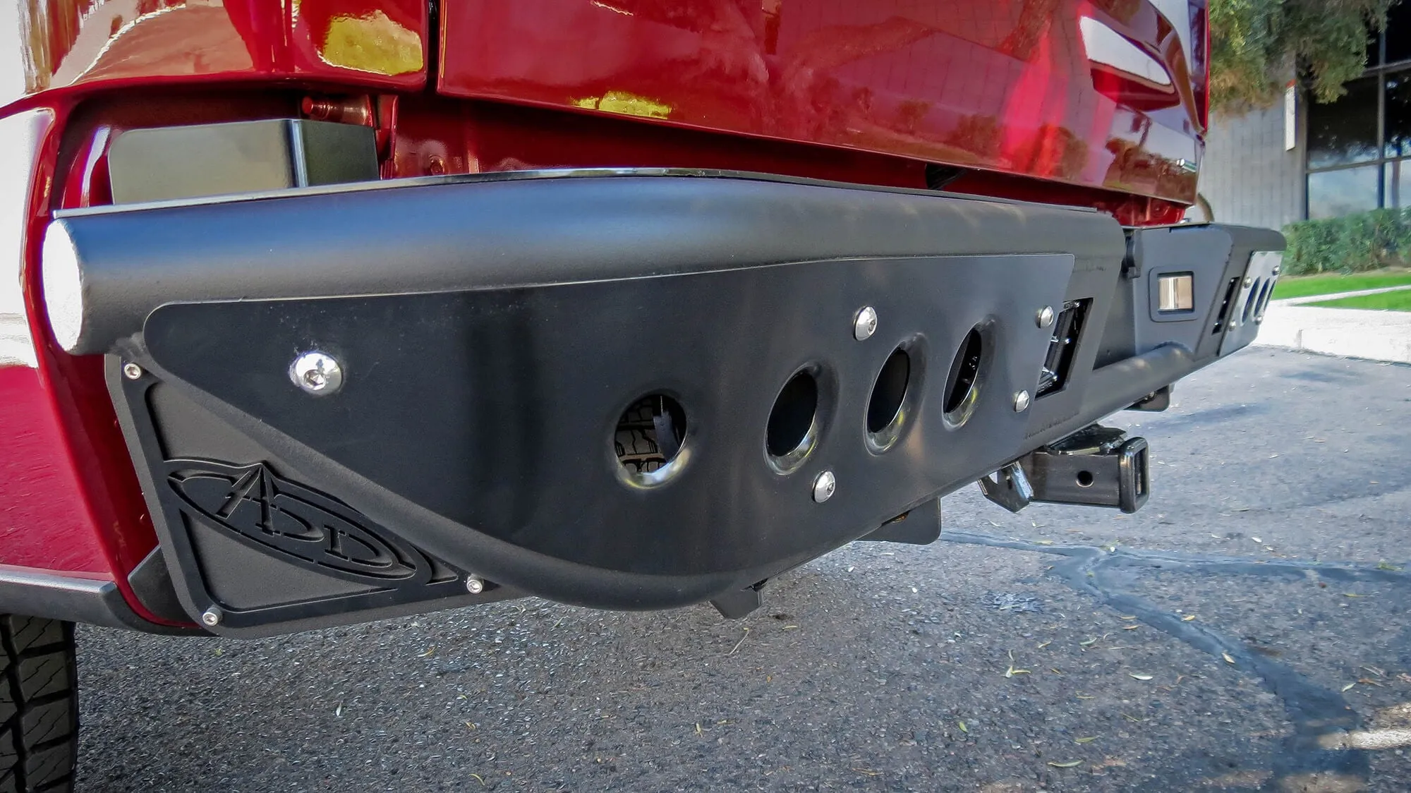 ADD - Venom Rear Bumper w/ Backup Sensor Cutout - 2015  F150