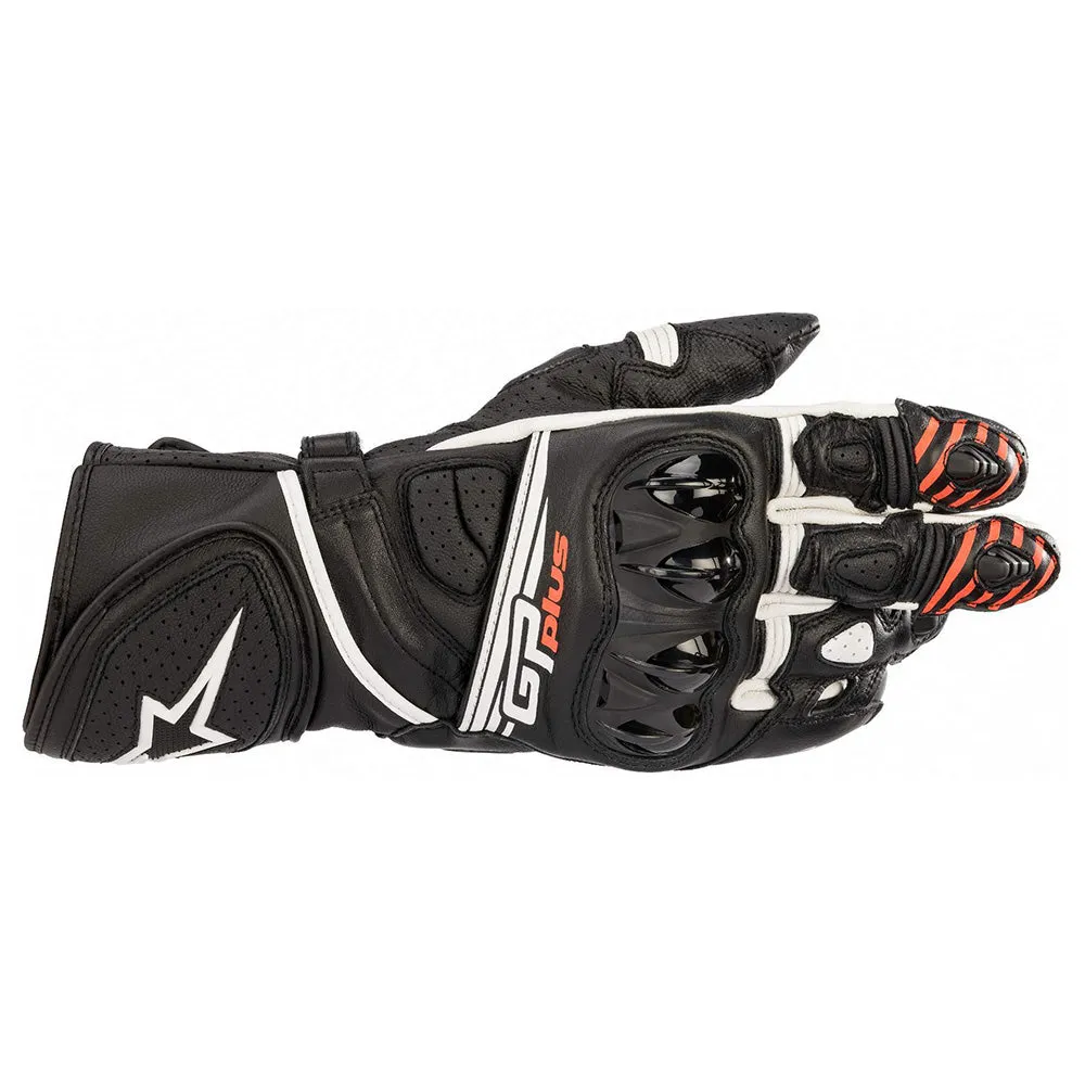 Alpinestars GP Plus R v2 Motorcycle Gloves Black White