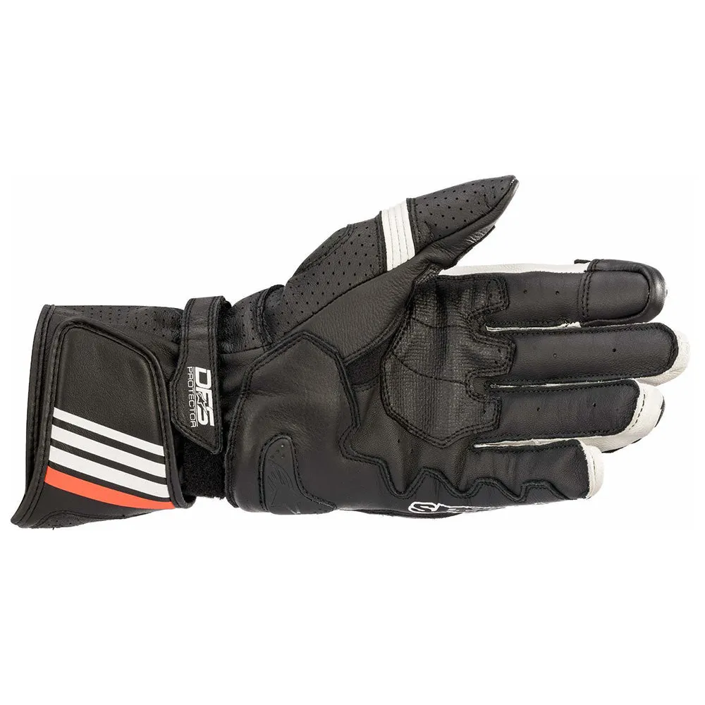 Alpinestars GP Plus R v2 Motorcycle Gloves Black White