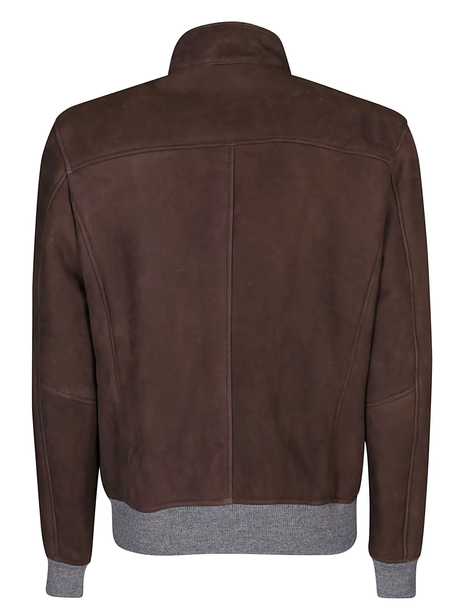 Barba Shearling Lined Zipped Jacket