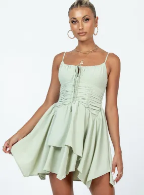 Barrett Mini Dress Green