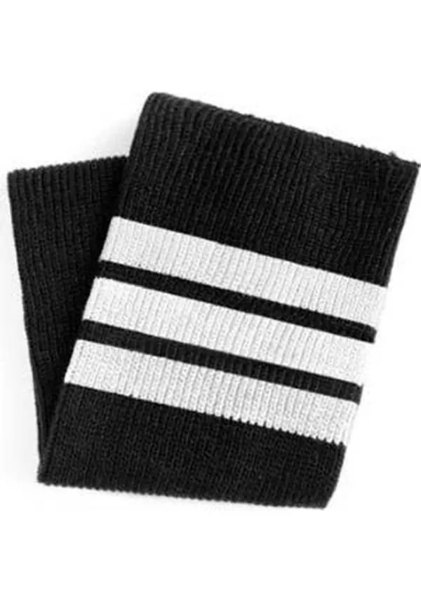 Black & White Stripes | THIGH HIGH SOCKS