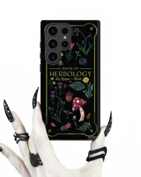 Book of Herbology Shockproof Samsung case - Witchy Goth Phone Accessories Anti-scratch cover