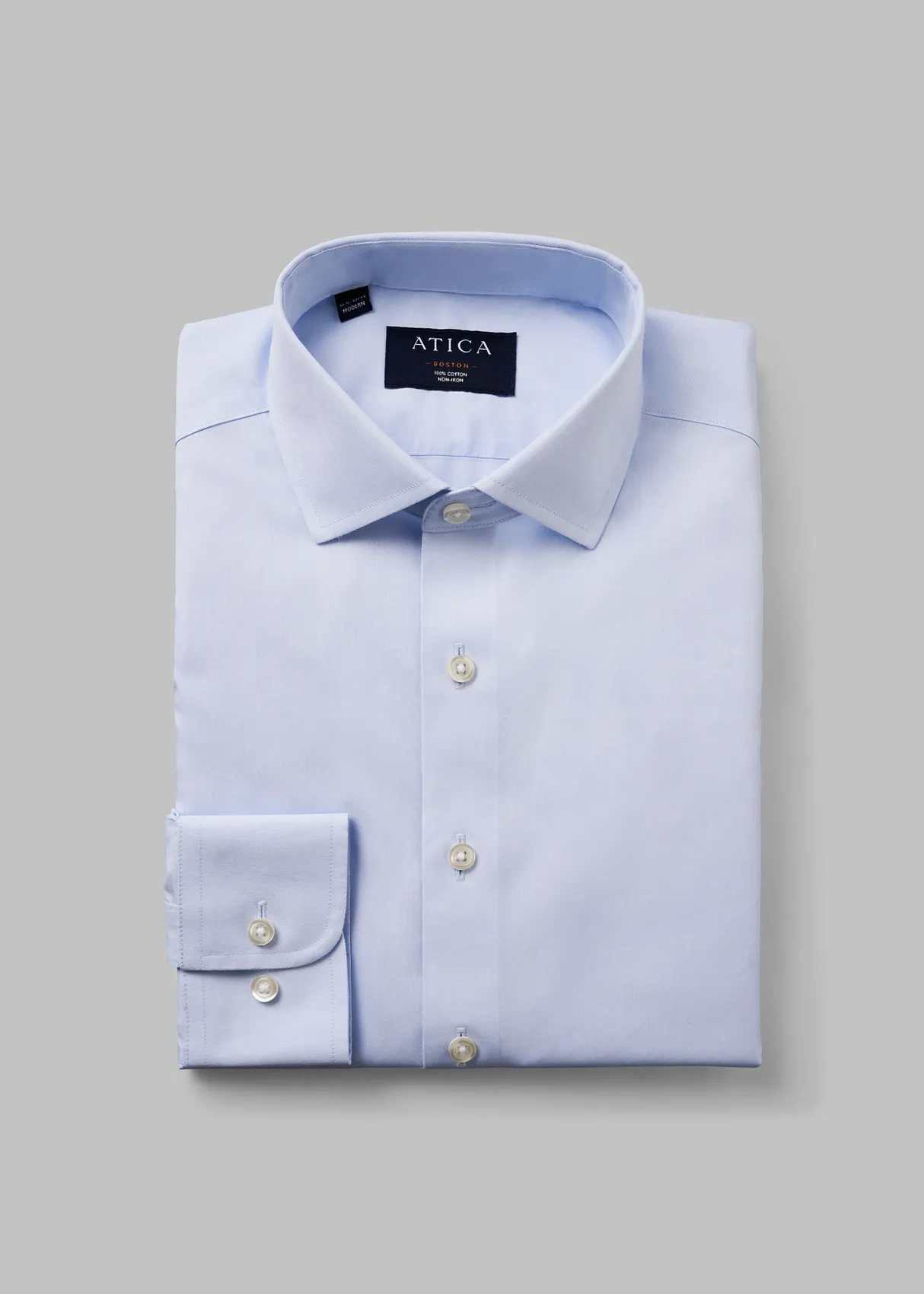 Boston Light Blue Pinpoint Shirt