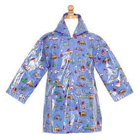 Boys Outerwear Blue Truck Unlined Raincoat 12M-8