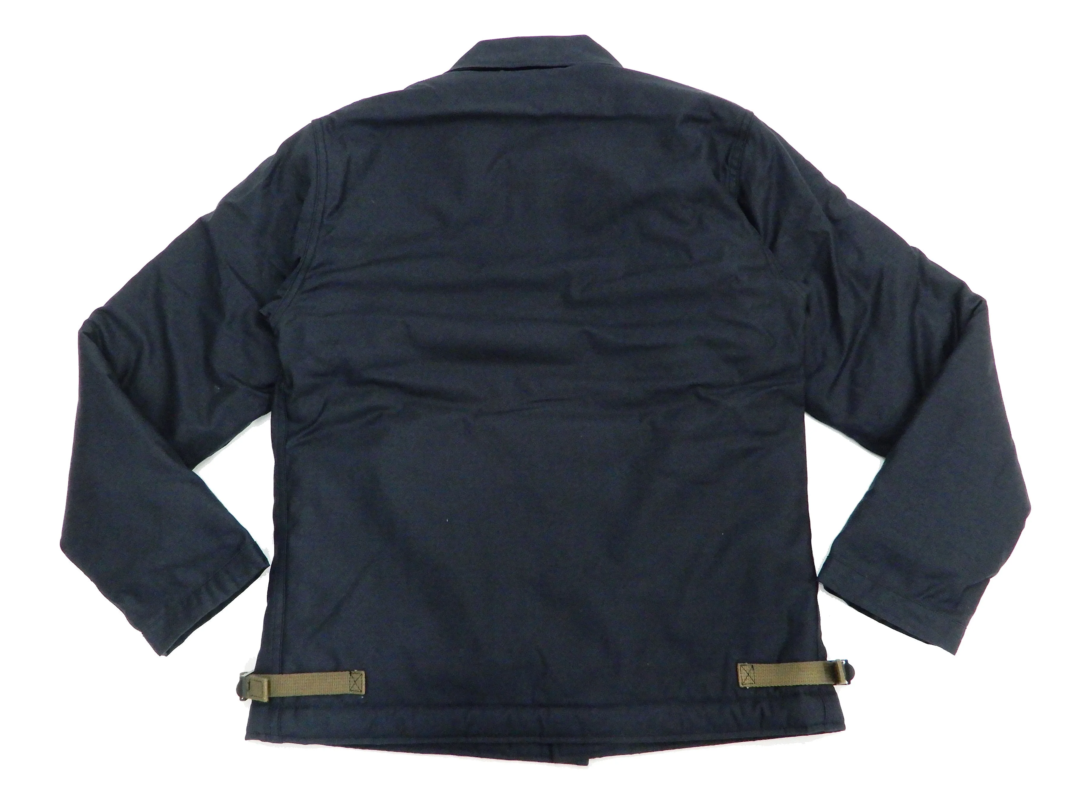 Buzz Rickson Jacket Men's Reproduction of US Navy A-2 Deck Jacket BR14957 Navy-Blue