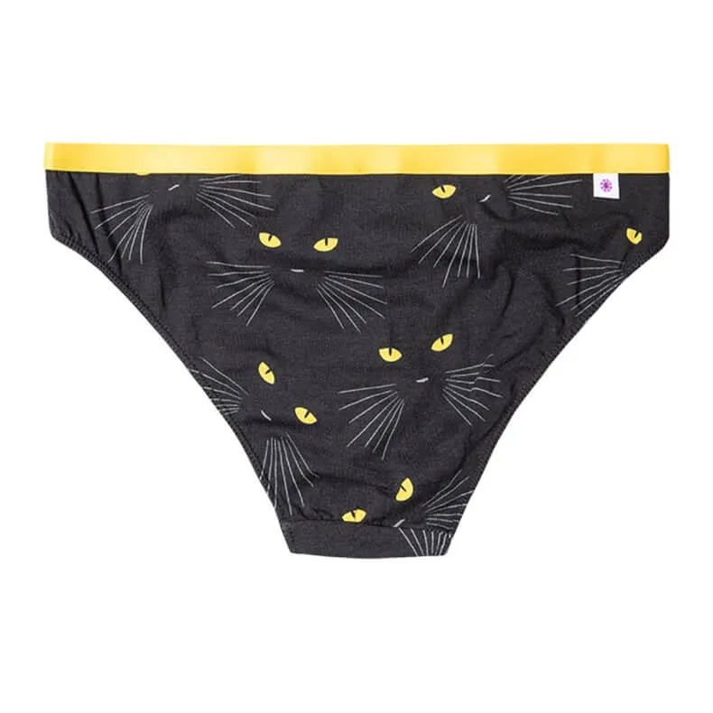 Cat Eyes Womens Briefs Knickers