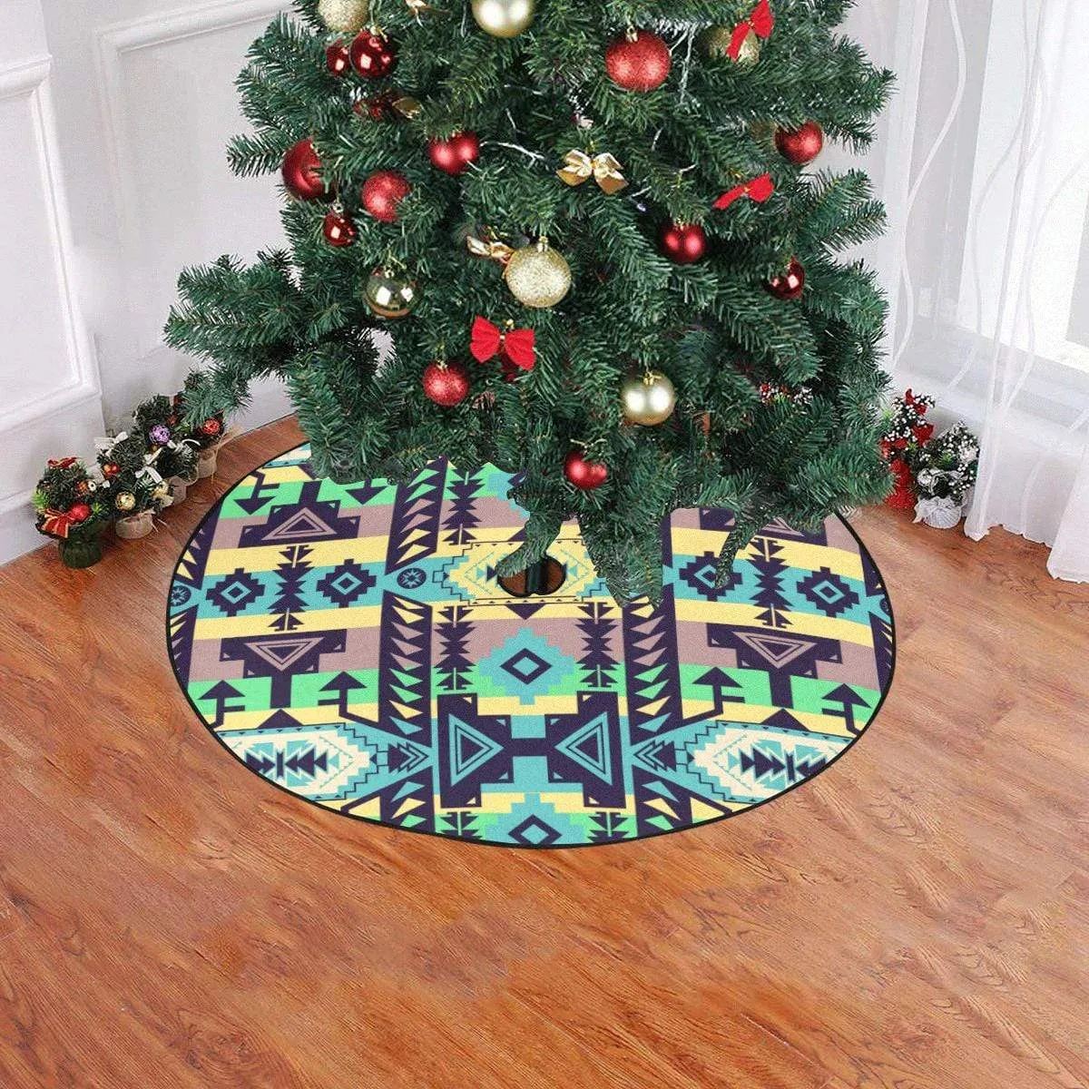 Chiefs Mountain 100 Christmas Tree Skirt 47" x 47"