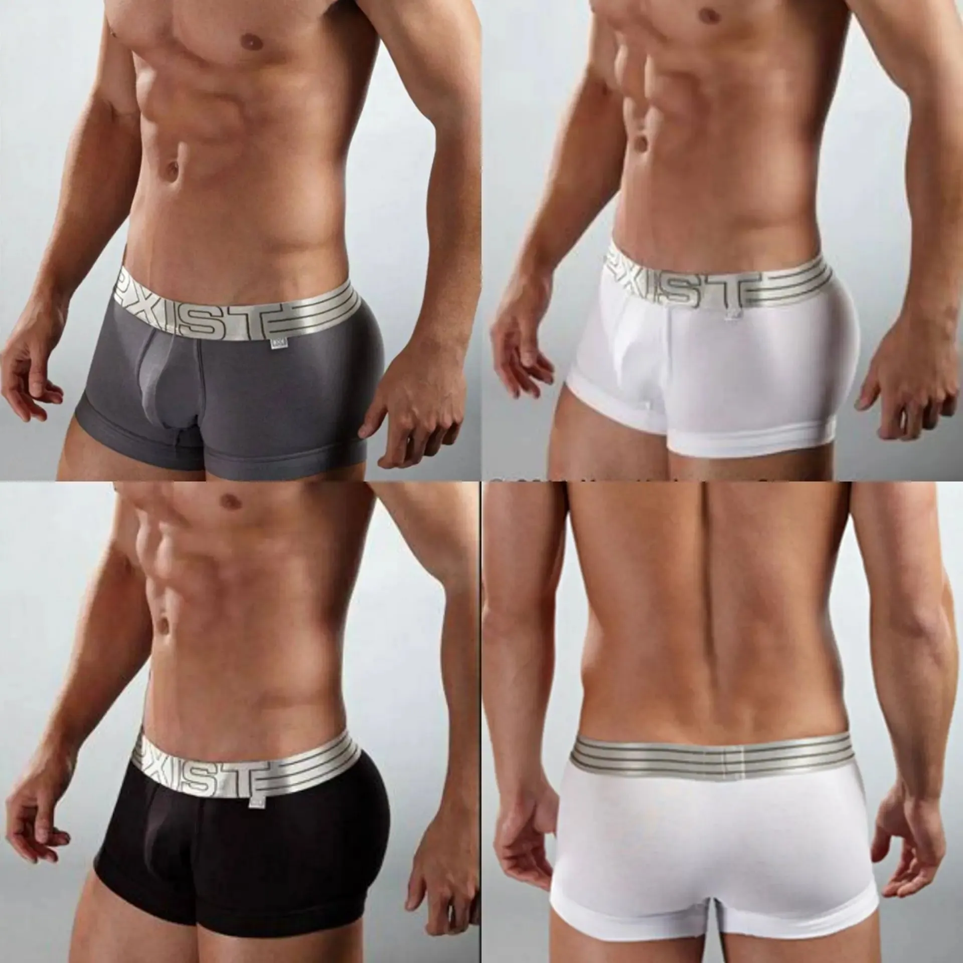 Comfortable Breathable Letters Cotton Boxer