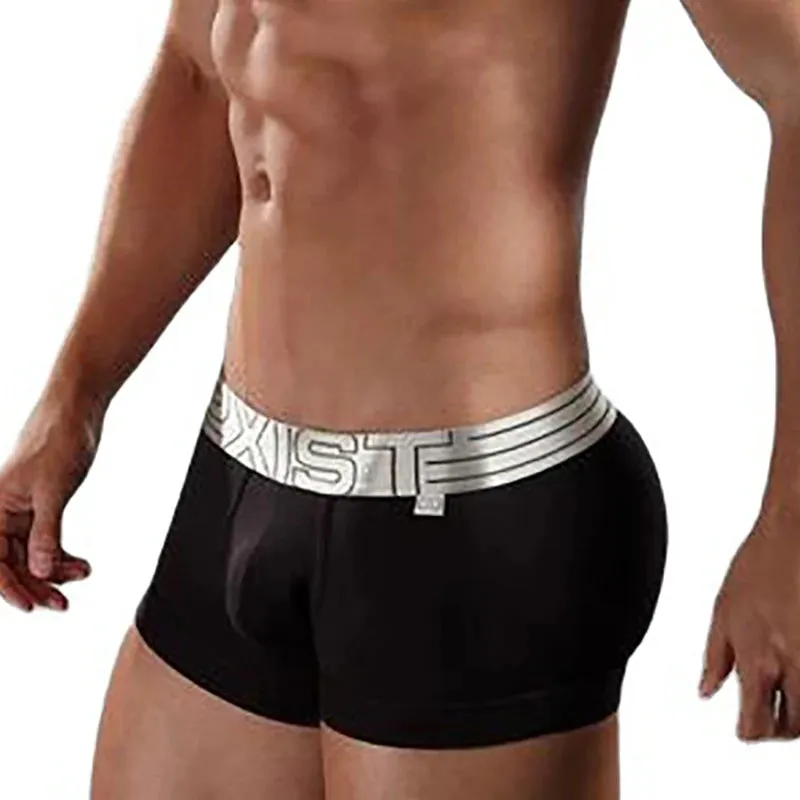 Comfortable Breathable Letters Cotton Boxer