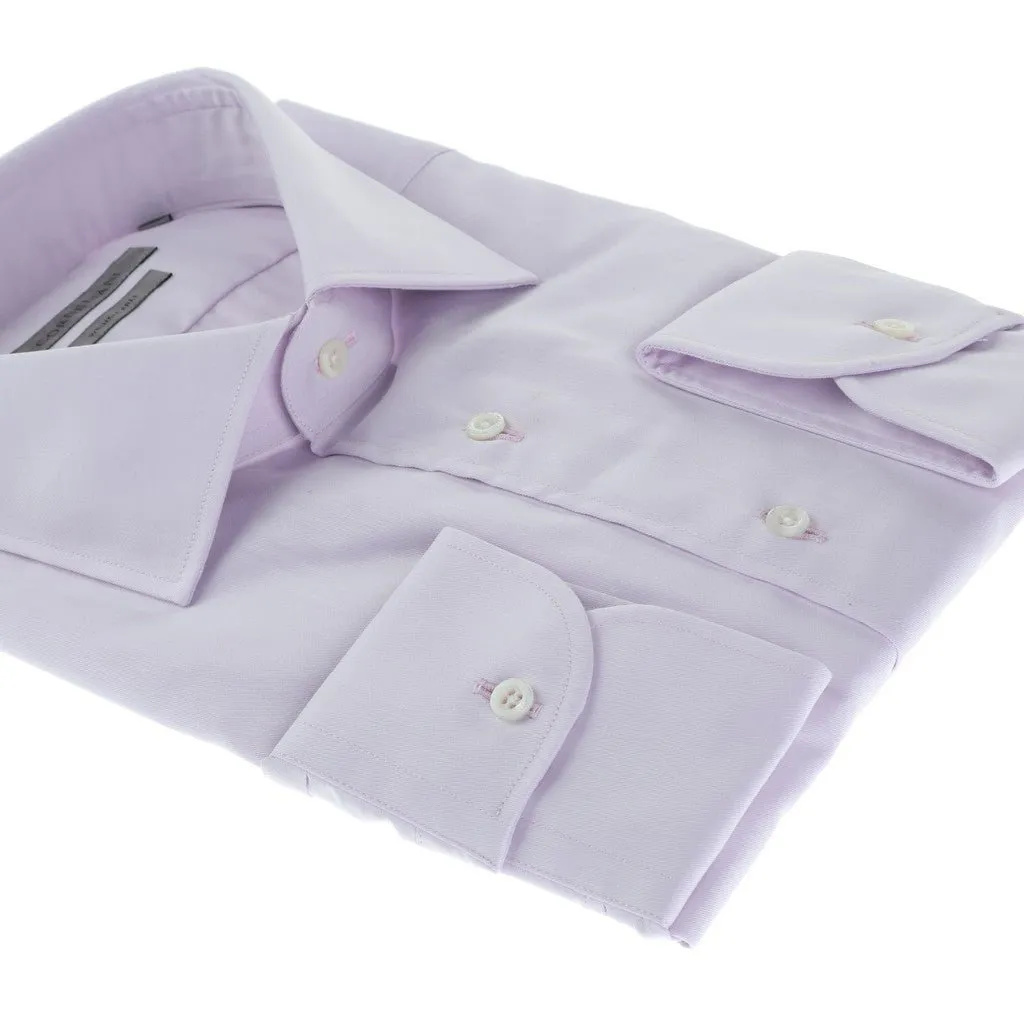 CORNELIANI Wrinkle Free Twill Shirt PINK