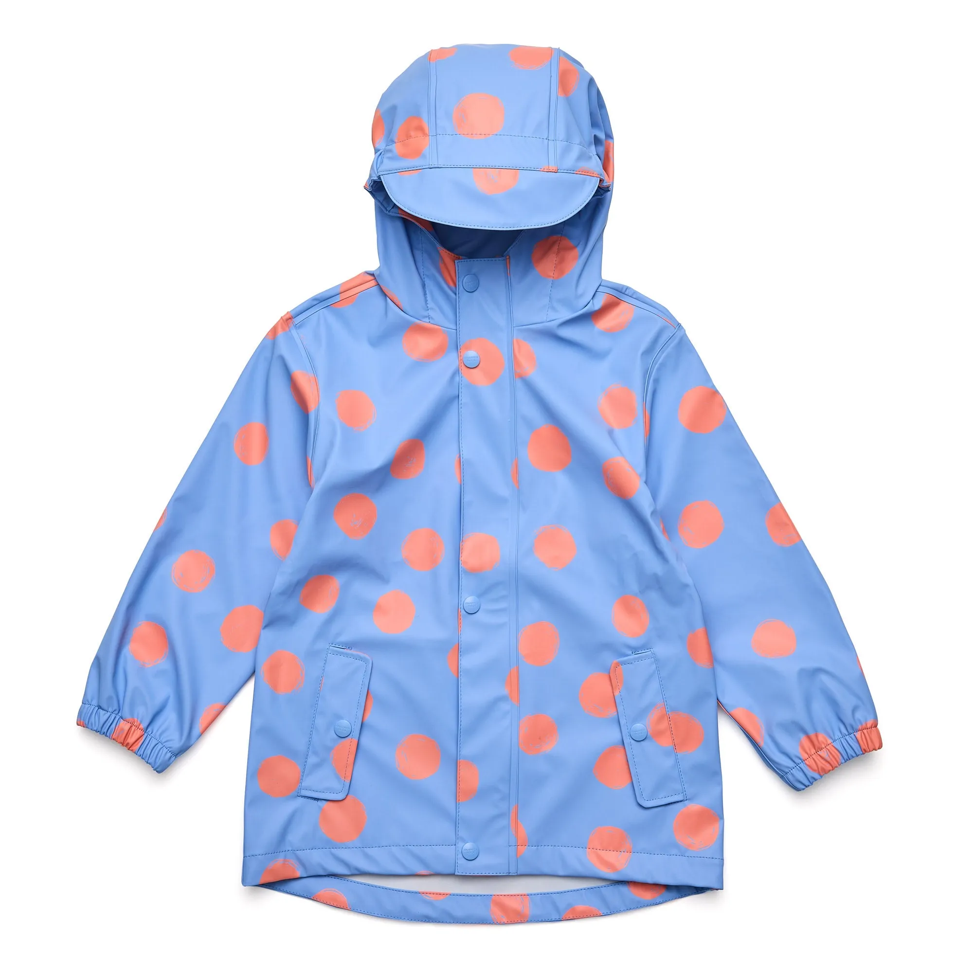 Cornflower Dot Recycled Unlined Raincoat