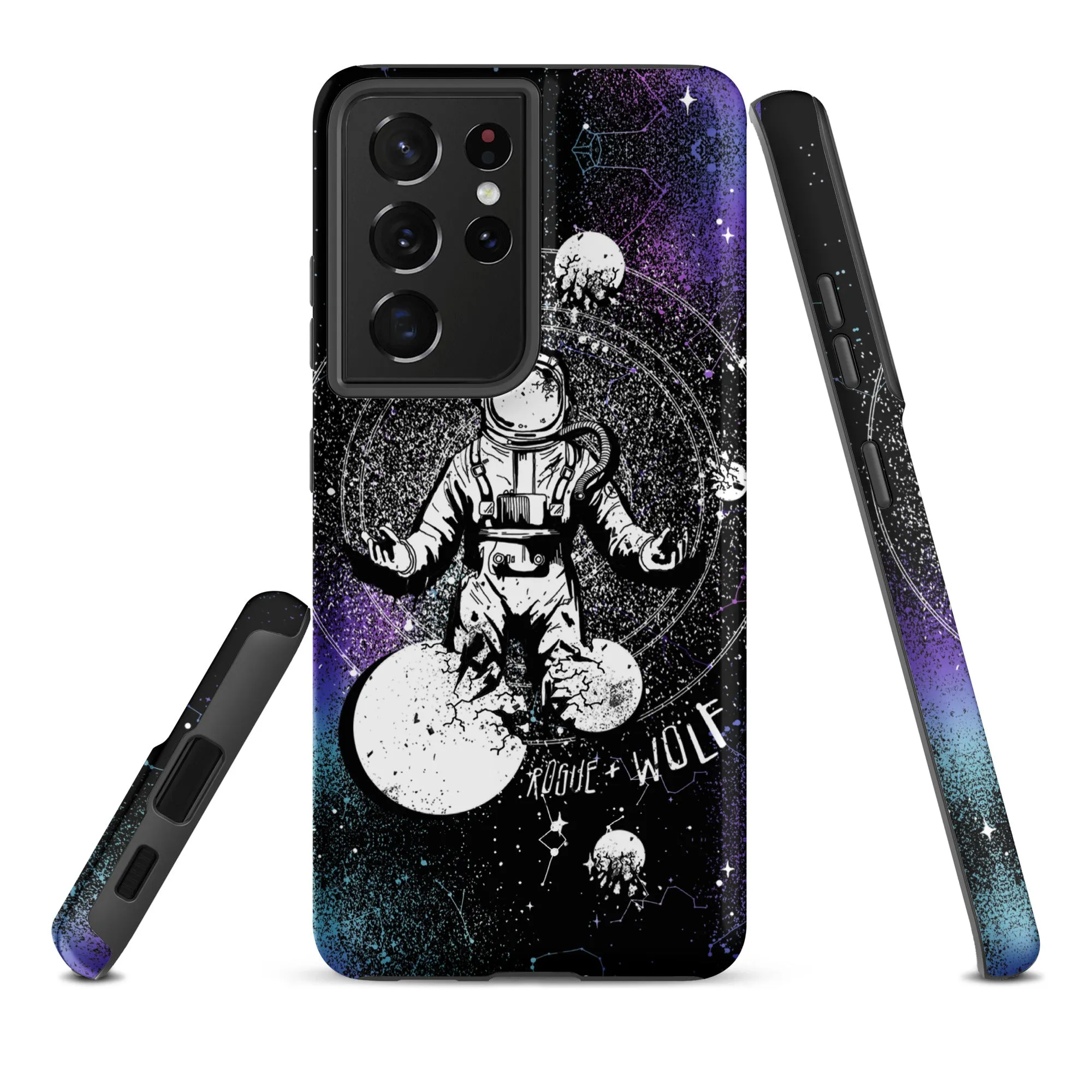 Cosmic Explorer Tough Phone Case for Samsung - Anti-scratch Shockproof Witchy Phone Cover Goth Gifts