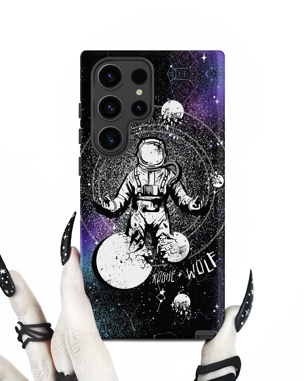 Cosmic Explorer Tough Phone Case for Samsung - Anti-scratch Shockproof Witchy Phone Cover Goth Gifts