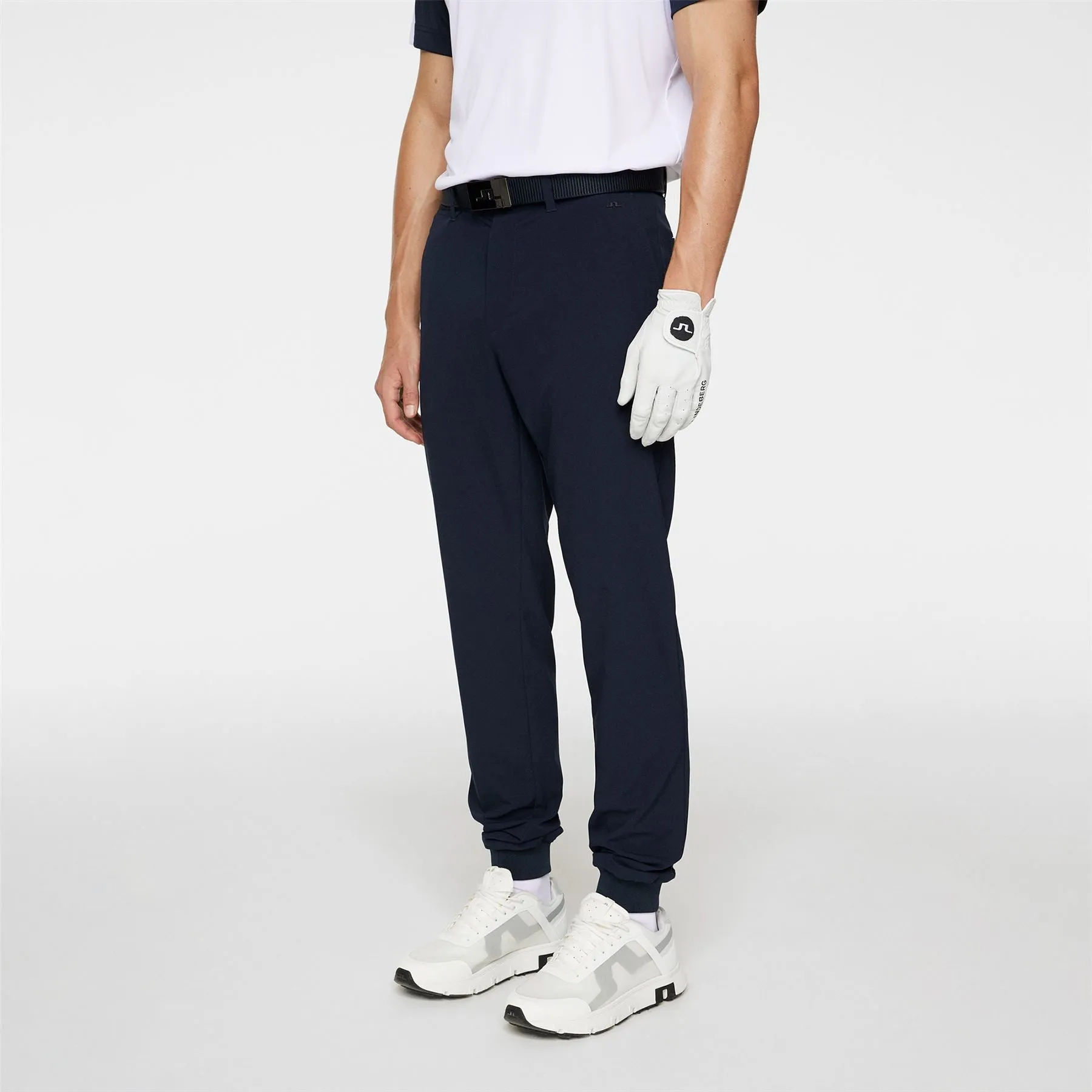 Cuff Double Weave Stretch Jogger Pants JL Navy - AW24