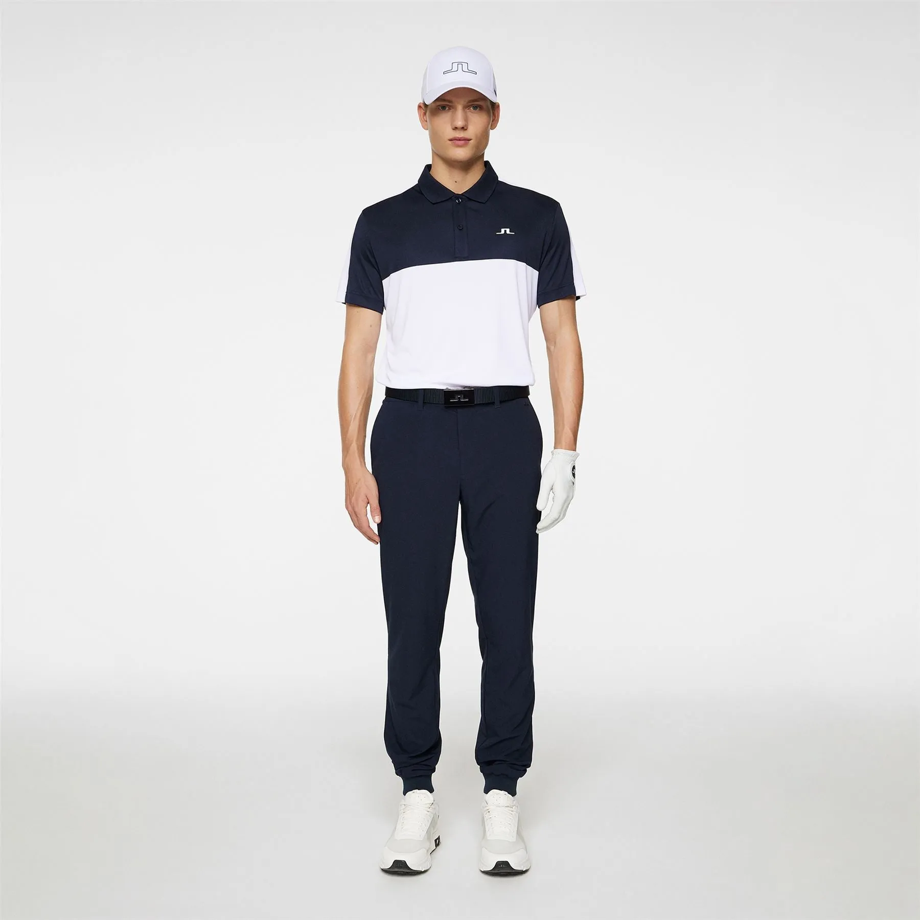 Cuff Double Weave Stretch Jogger Pants JL Navy - AW24