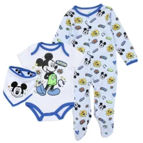 Disney Mickey Mouse Baby Boys Sleeper Set