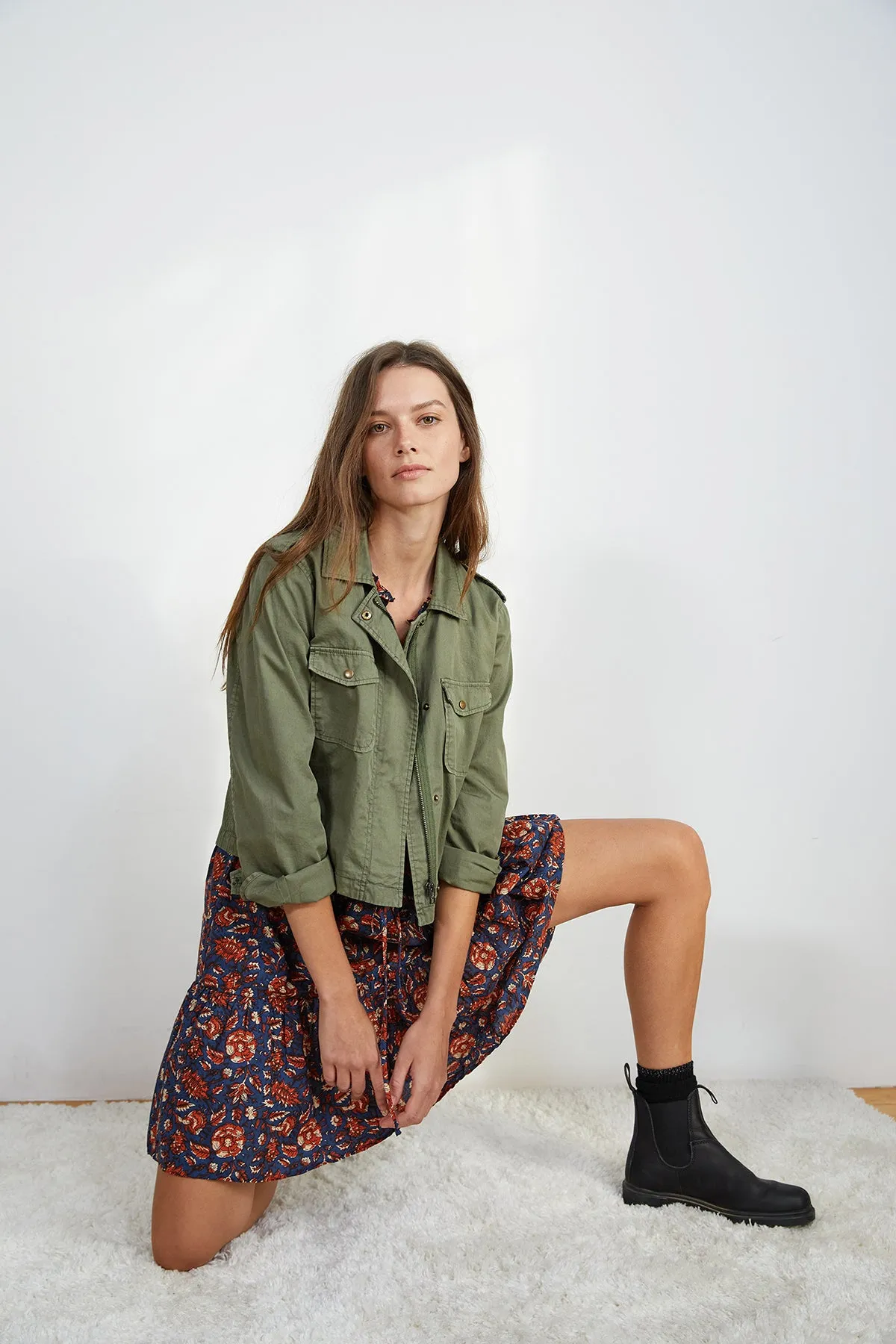 DIXIE CROPPED ARMY JACKET