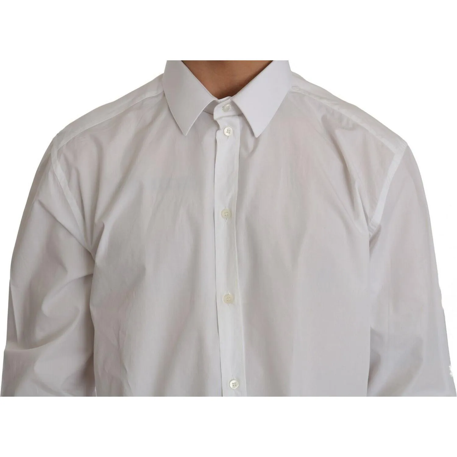 Dolce & Gabbana Exclusive White Slim Fit Formal Shirt