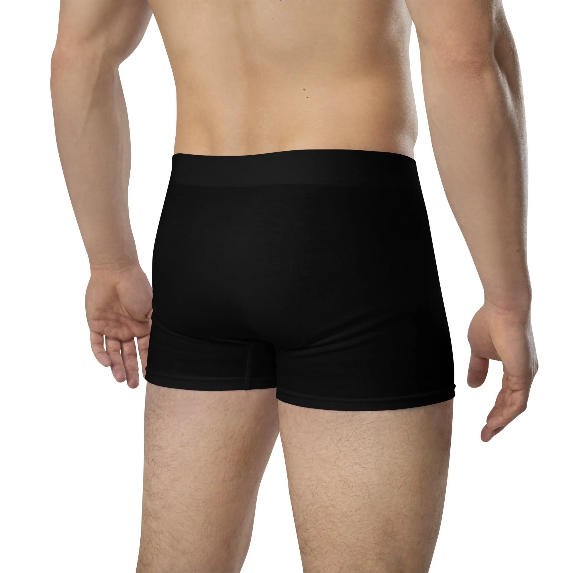 dti hand logo Black and White Boxer Briefs