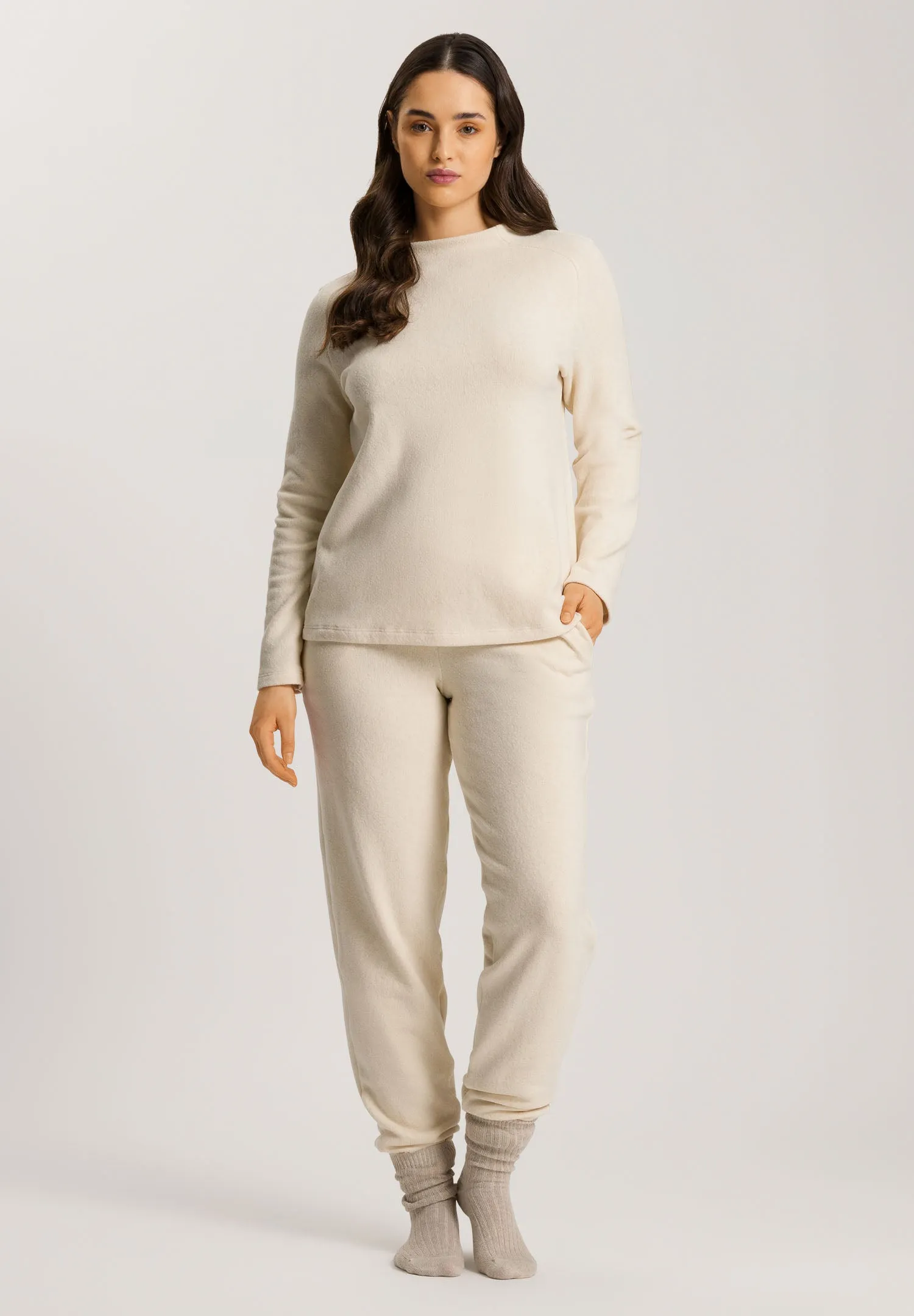 Easy Wear Cotton Blend Lounge Pants | Poppy Seed 78864-2894