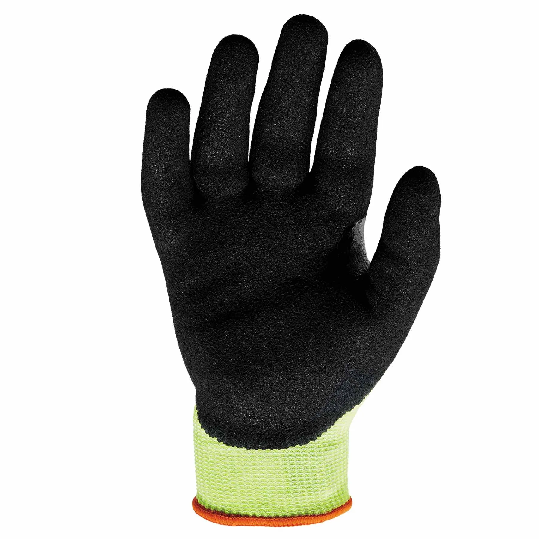 Ergodyne 17825 7041-CASE XL Lime ANSI A4 Nitrile-Coated CR Gloves 144-Pair