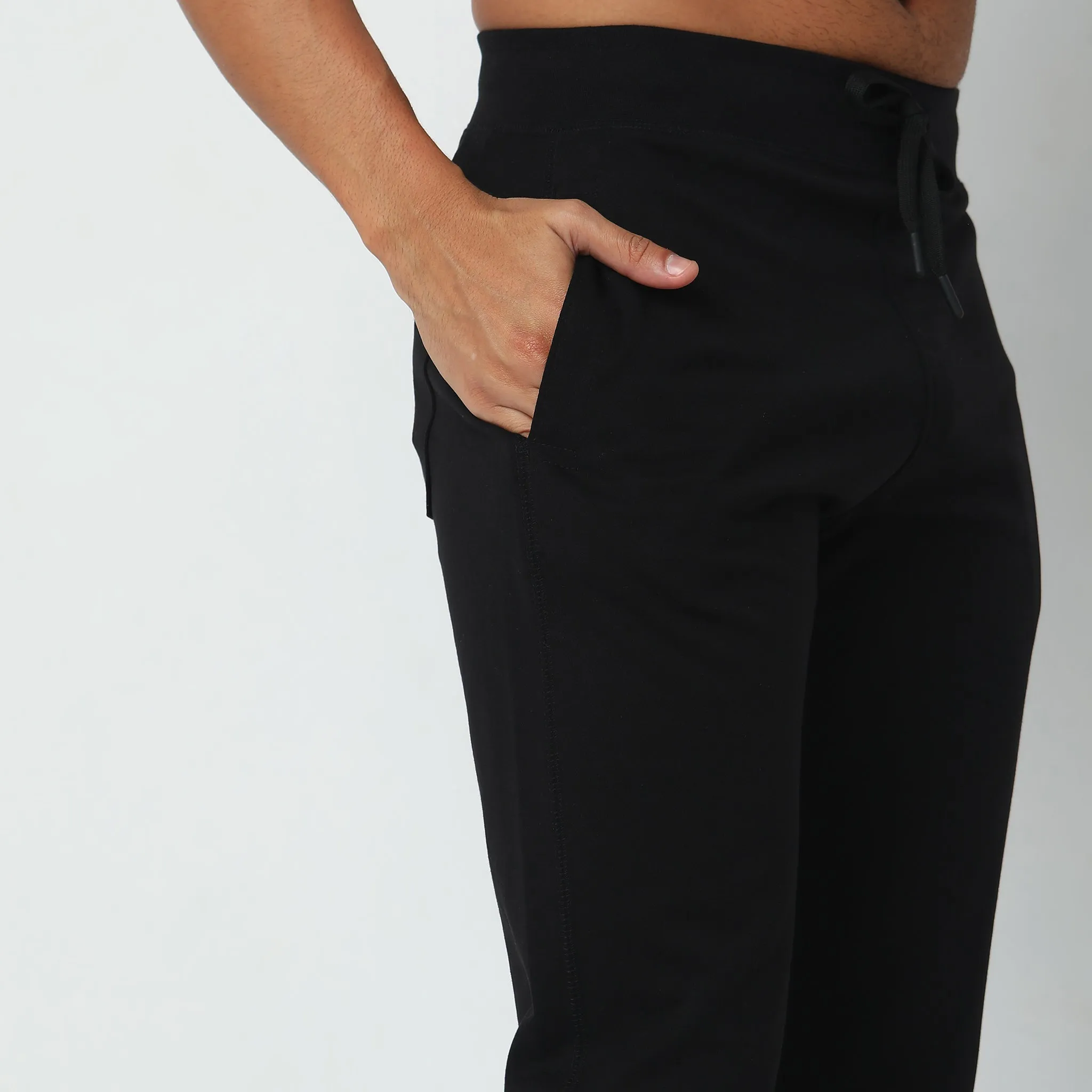 Flex Pants with Secure Mobile Pocket - Mid Rise Joggers