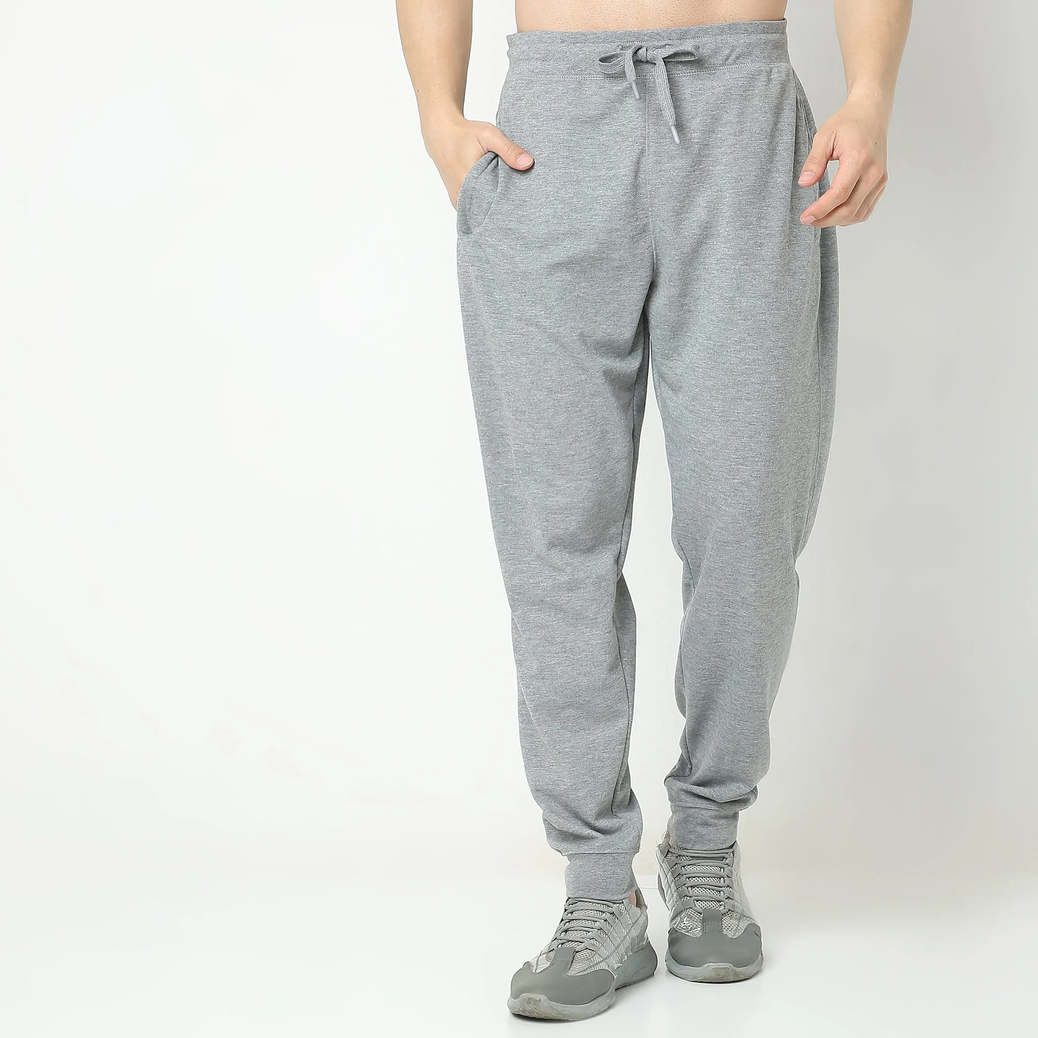 Flex Pants with Secure Mobile Pocket - Mid Rise Joggers