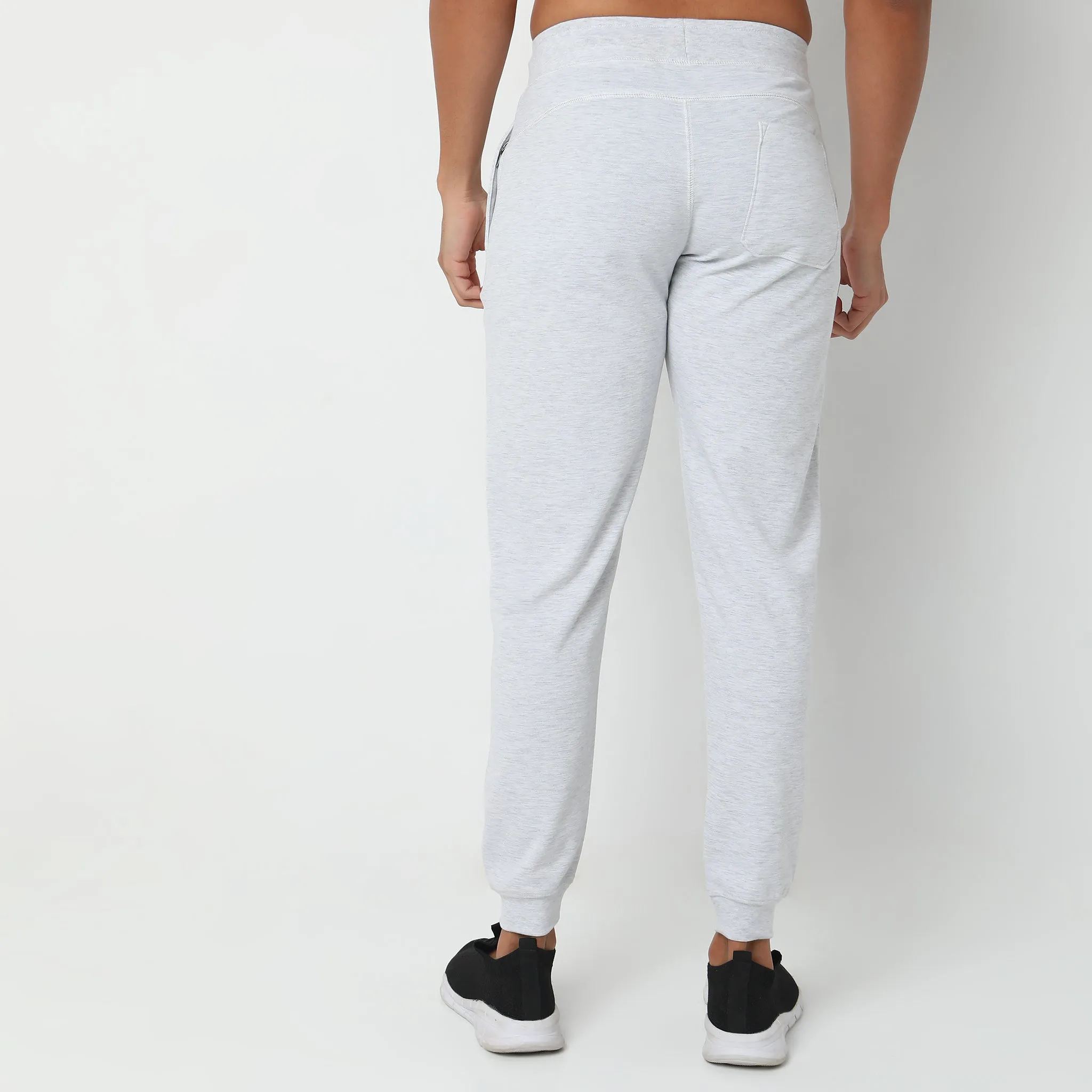 Flex Pants with Secure Mobile Pocket - Mid Rise Joggers