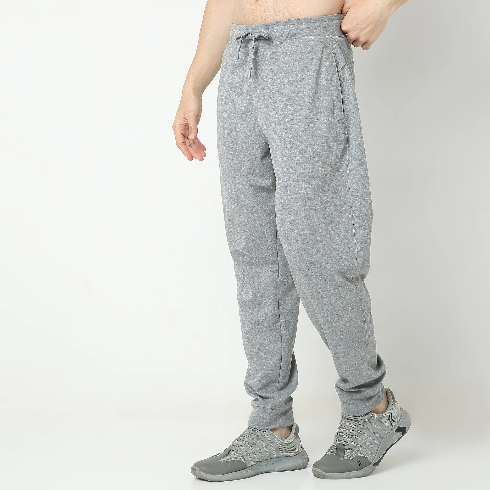 Flex Pants with Secure Mobile Pocket - Mid Rise Joggers