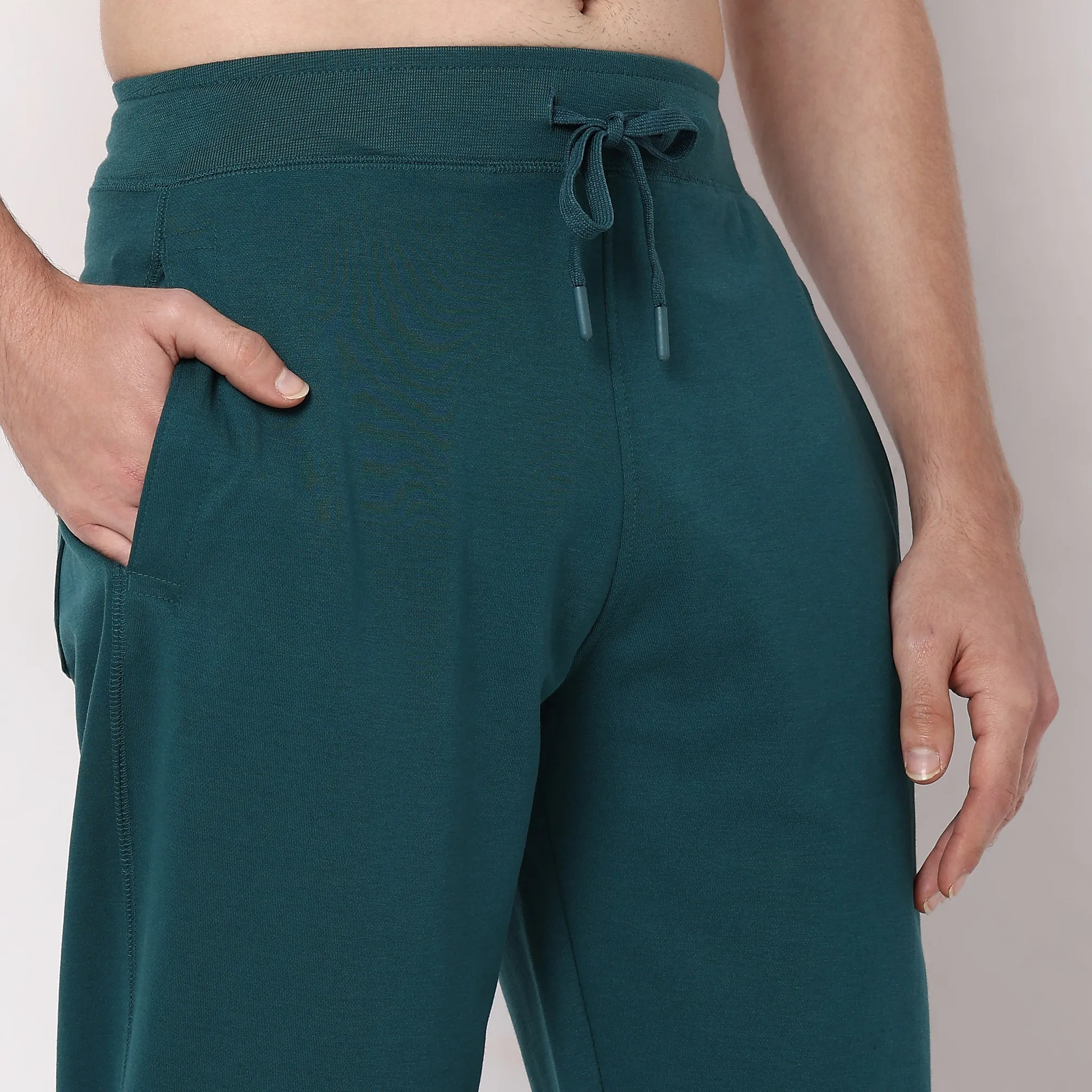 Flex Pants with Secure Mobile Pocket - Mid Rise Joggers