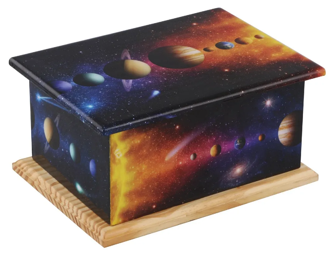 Galaxy Wooden Wrap Urn - IUWT109