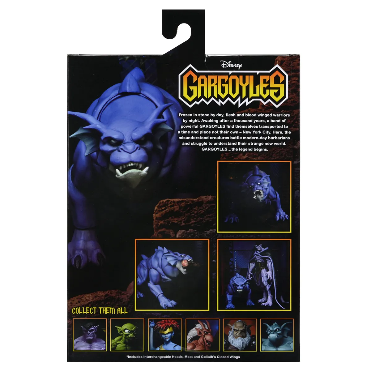 Gargoyles 7-Inch Scale Ultimate Bronx (with Goliath Closed Wings) Action Figure