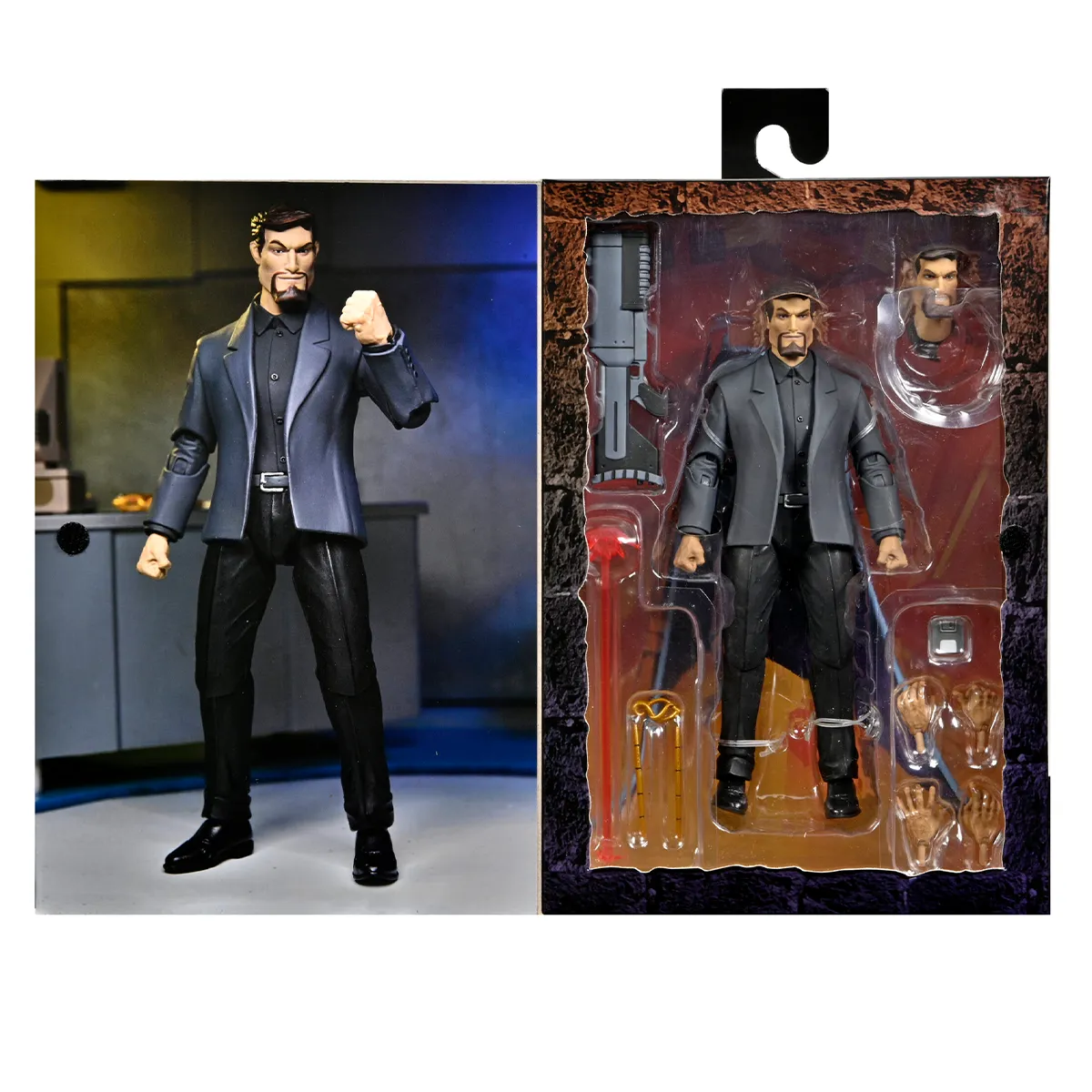 Gargoyles 7-Inch Scale Ultimate David Xanatos Action Figure