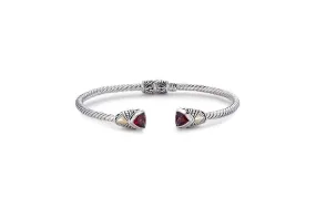 Gemma Bangle- Garnet