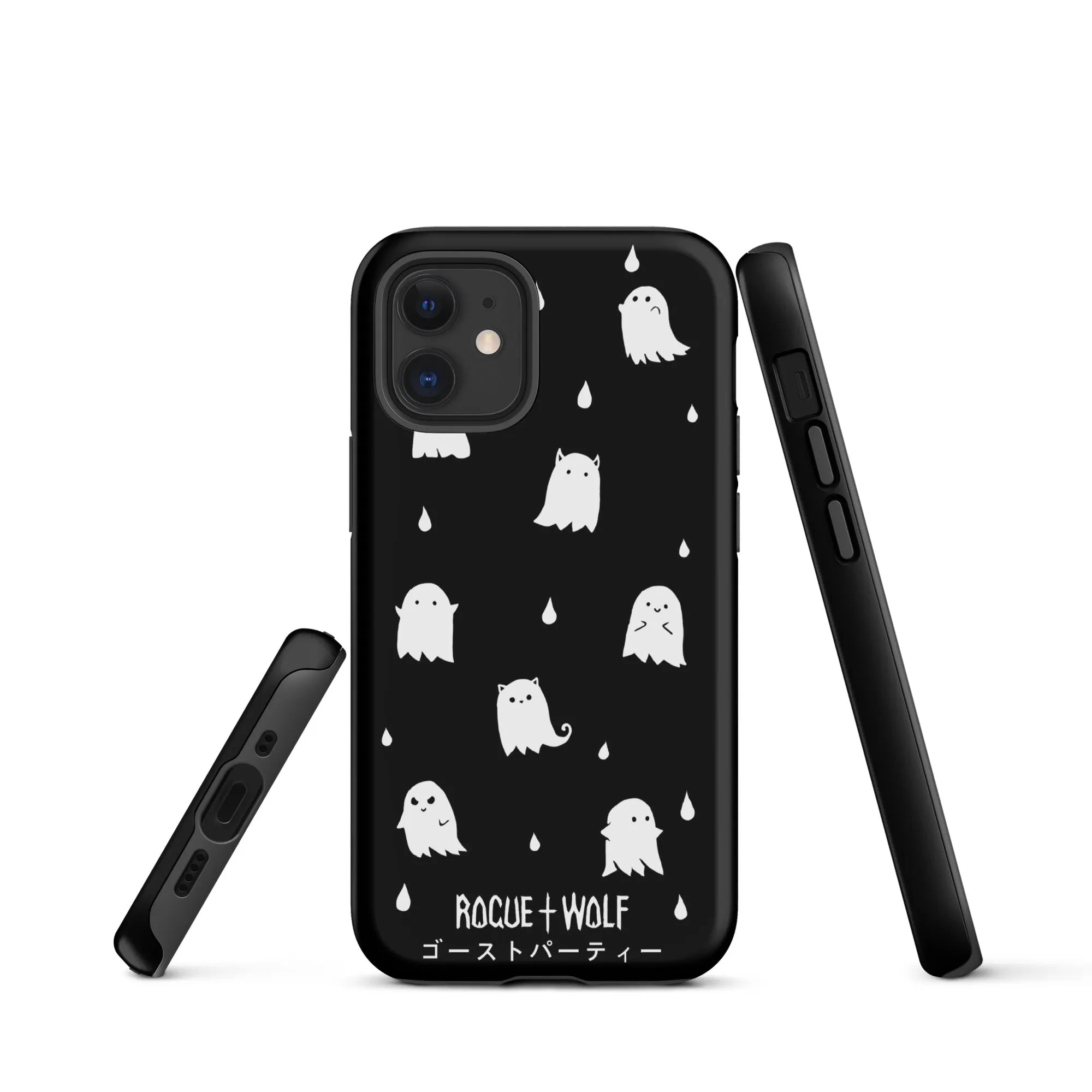 Ghost Party Tough Phone Case for iPhone - Shockproof Anti-scratch Goth Witchy Phone Case Cover Accessory