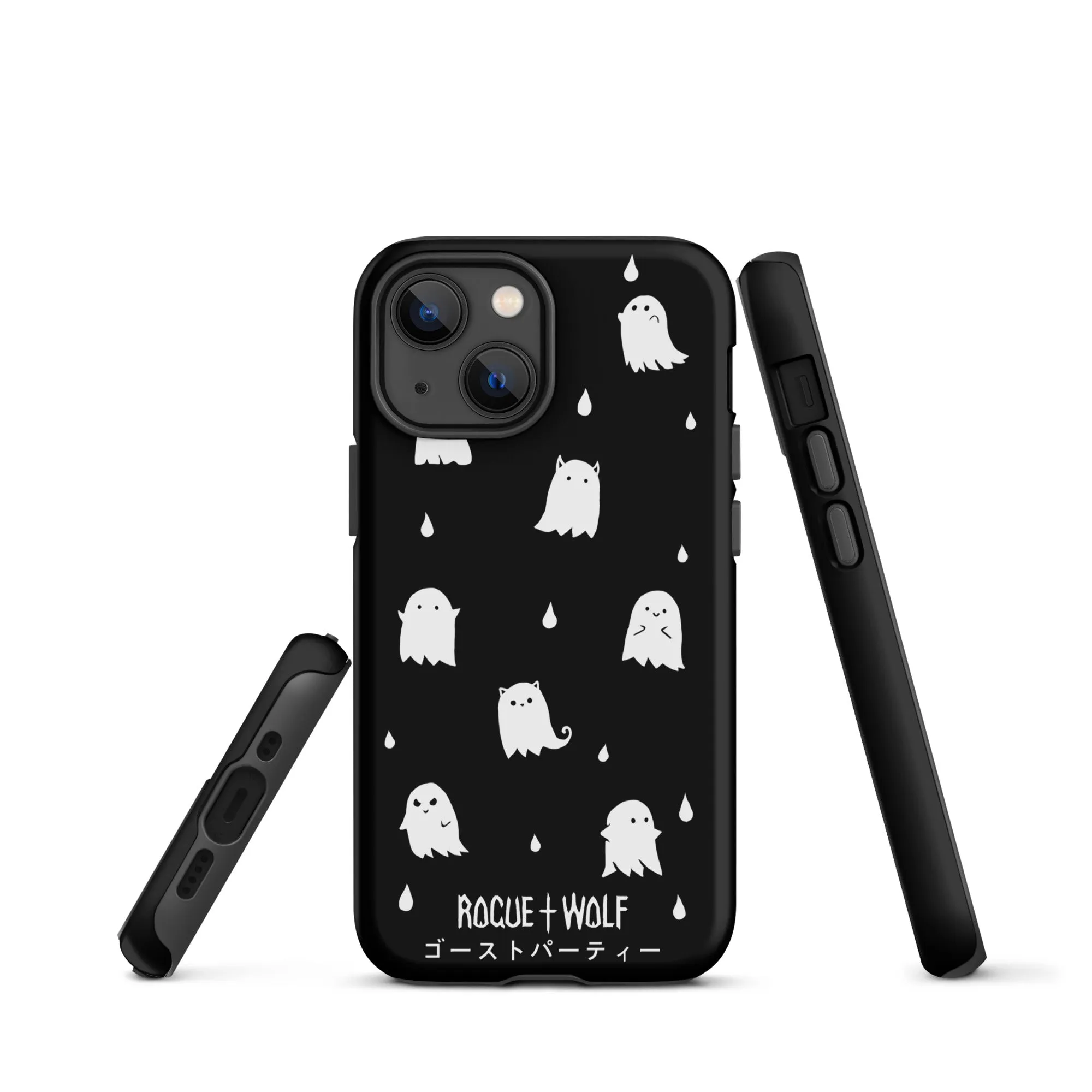 Ghost Party Tough Phone Case for iPhone - Shockproof Anti-scratch Goth Witchy Phone Case Cover Accessory