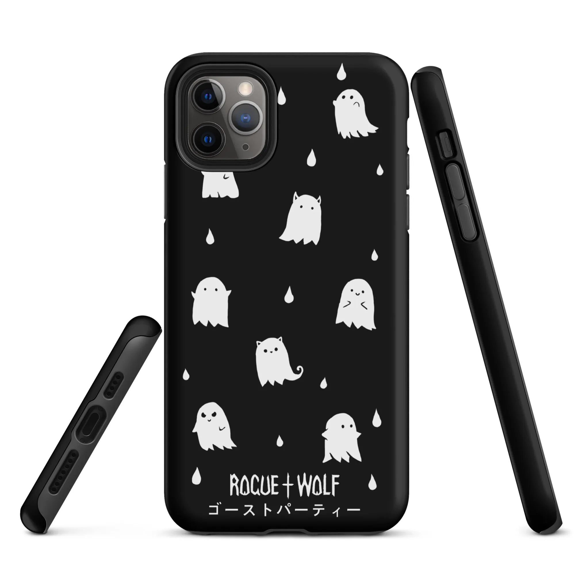 Ghost Party Tough Phone Case for iPhone - Shockproof Anti-scratch Goth Witchy Phone Case Cover Accessory