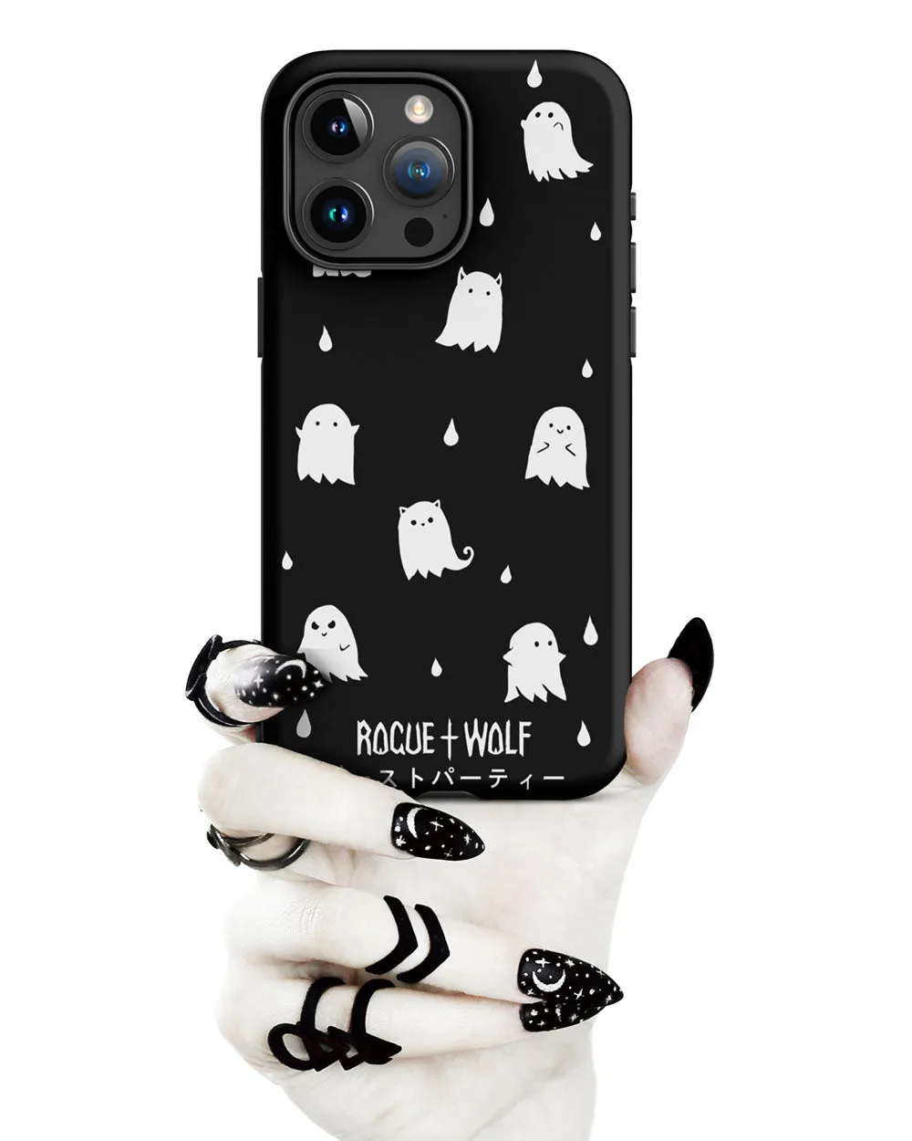 Ghost Party Tough Phone Case for iPhone - Shockproof Anti-scratch Goth Witchy Phone Case Cover Accessory