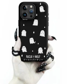 Ghost Party Tough Phone Case for iPhone - Shockproof Anti-scratch Goth Witchy Phone Case Cover Accessory