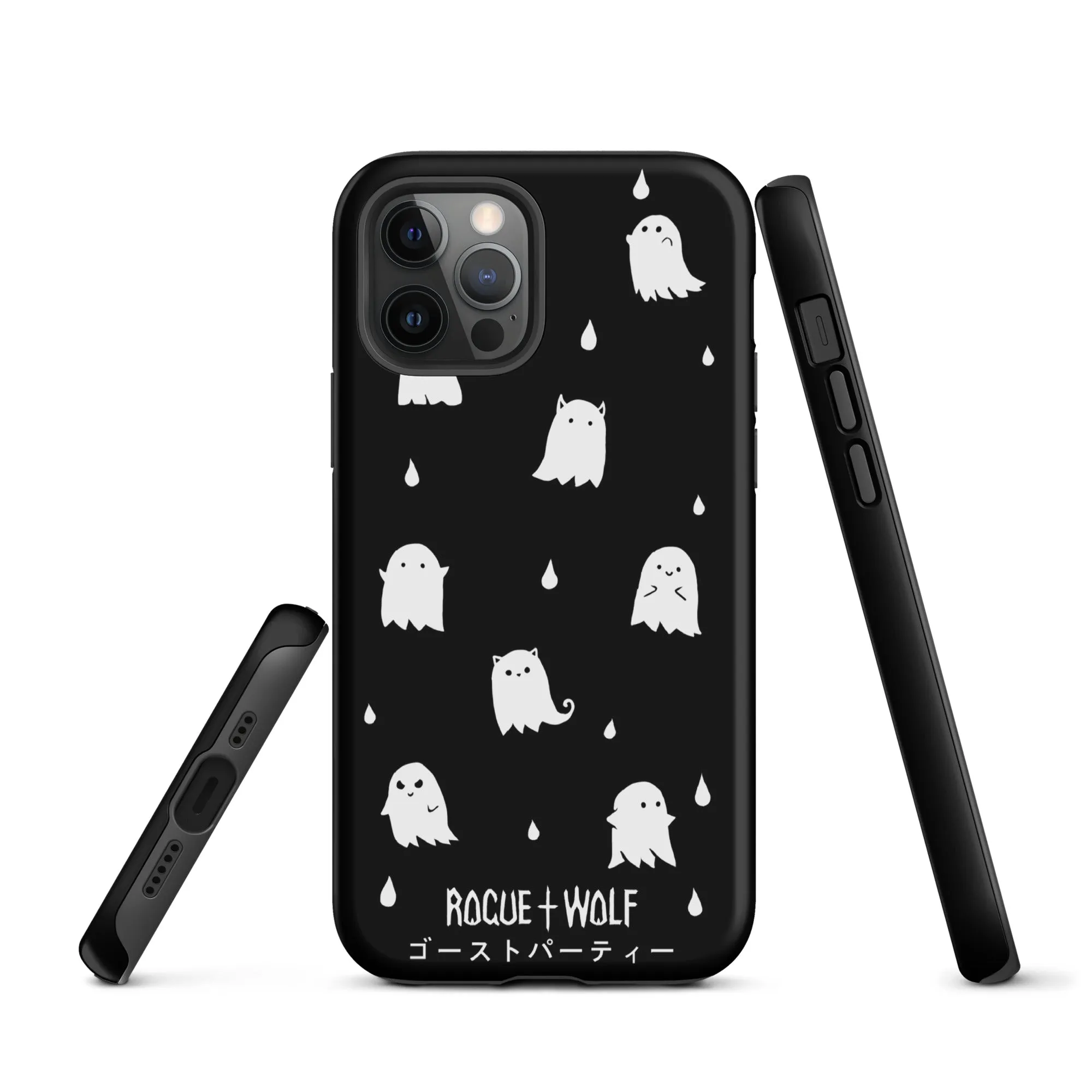 Ghost Party Tough Phone Case for iPhone - Shockproof Anti-scratch Goth Witchy Phone Case Cover Accessory