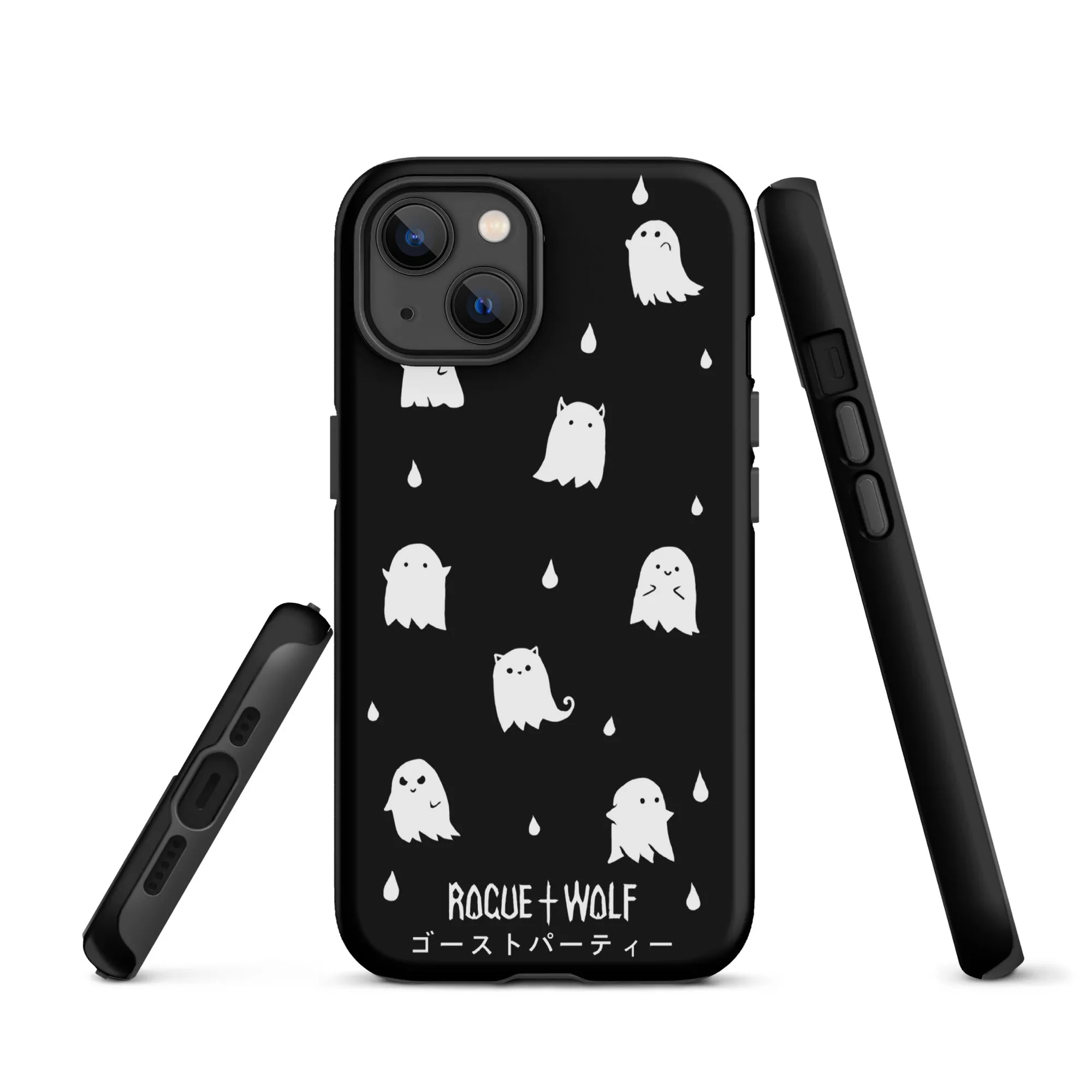 Ghost Party Tough Phone Case for iPhone - Shockproof Anti-scratch Goth Witchy Phone Case Cover Accessory