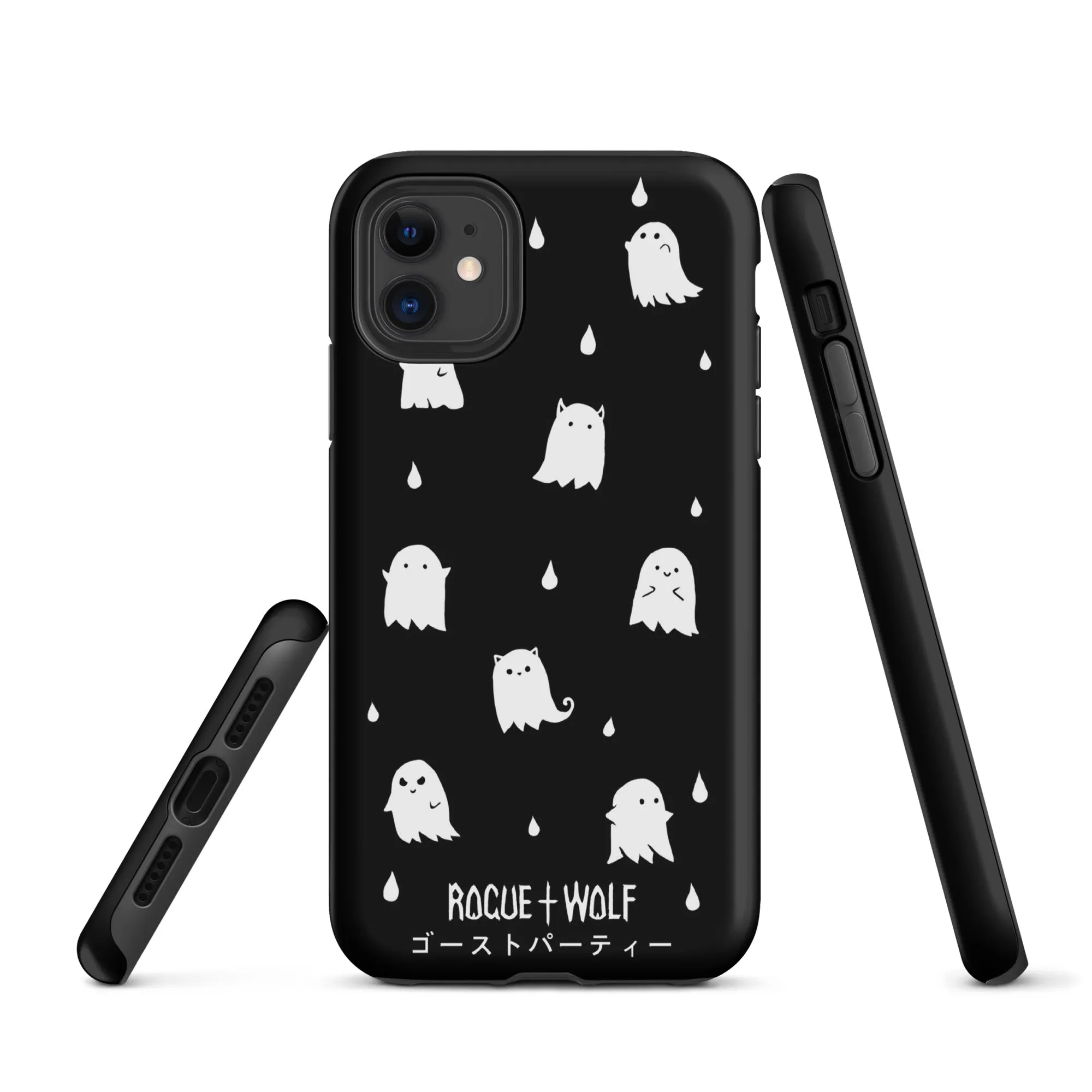 Ghost Party Tough Phone Case for iPhone - Shockproof Anti-scratch Goth Witchy Phone Case Cover Accessory