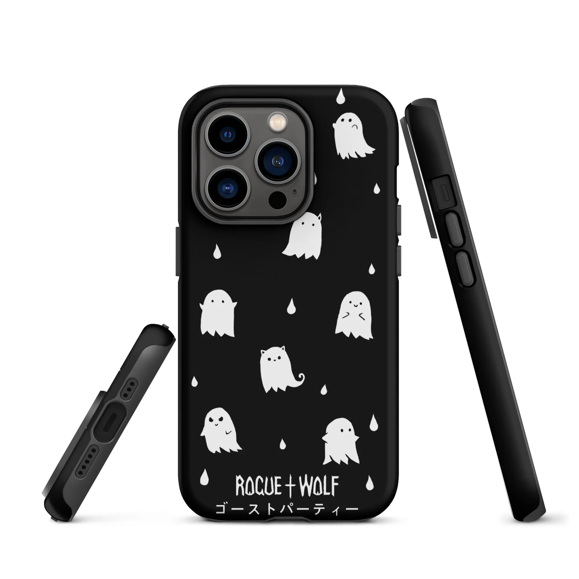 Ghost Party Tough Phone Case for iPhone - Shockproof Anti-scratch Goth Witchy Phone Case Cover Accessory