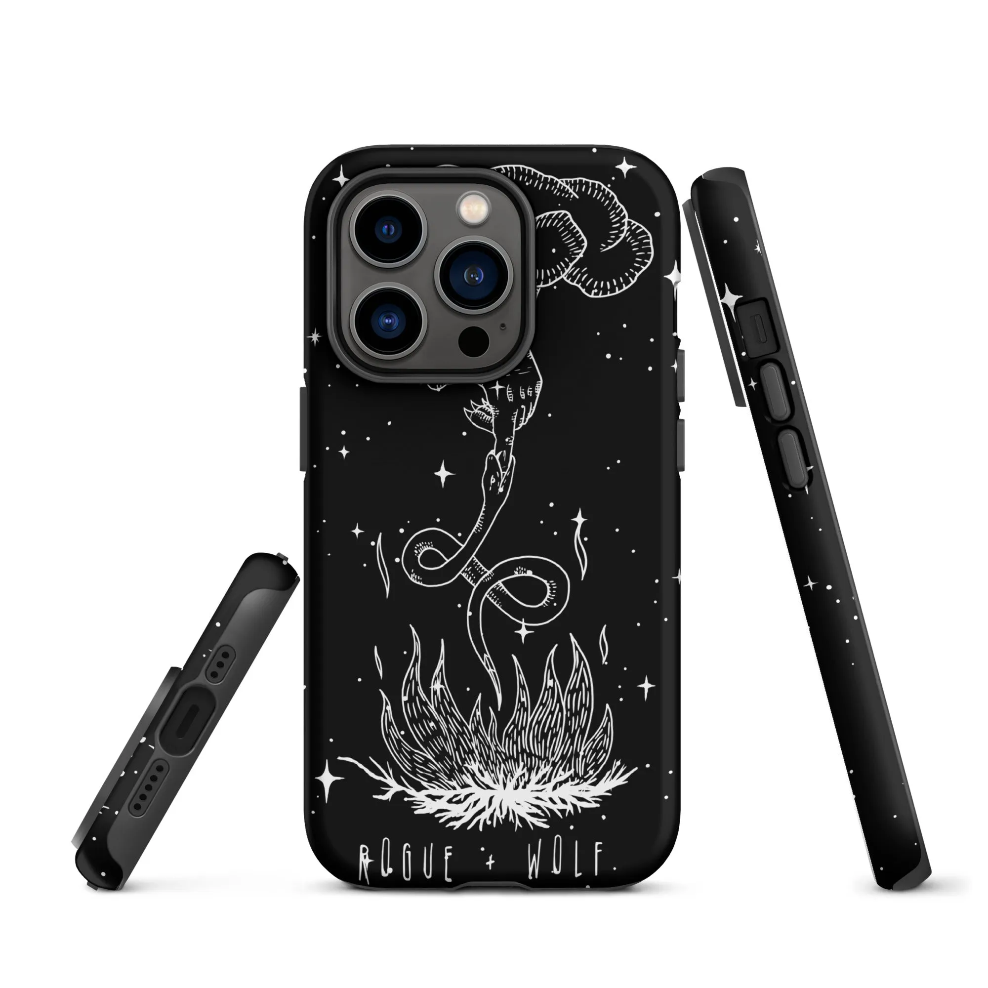 Godbane Tough Phone Case for iPhone - Shockproof Witchy Cell Phone case Anti-scratch Goth Case Cover Cool Gothic Christmas Gifts