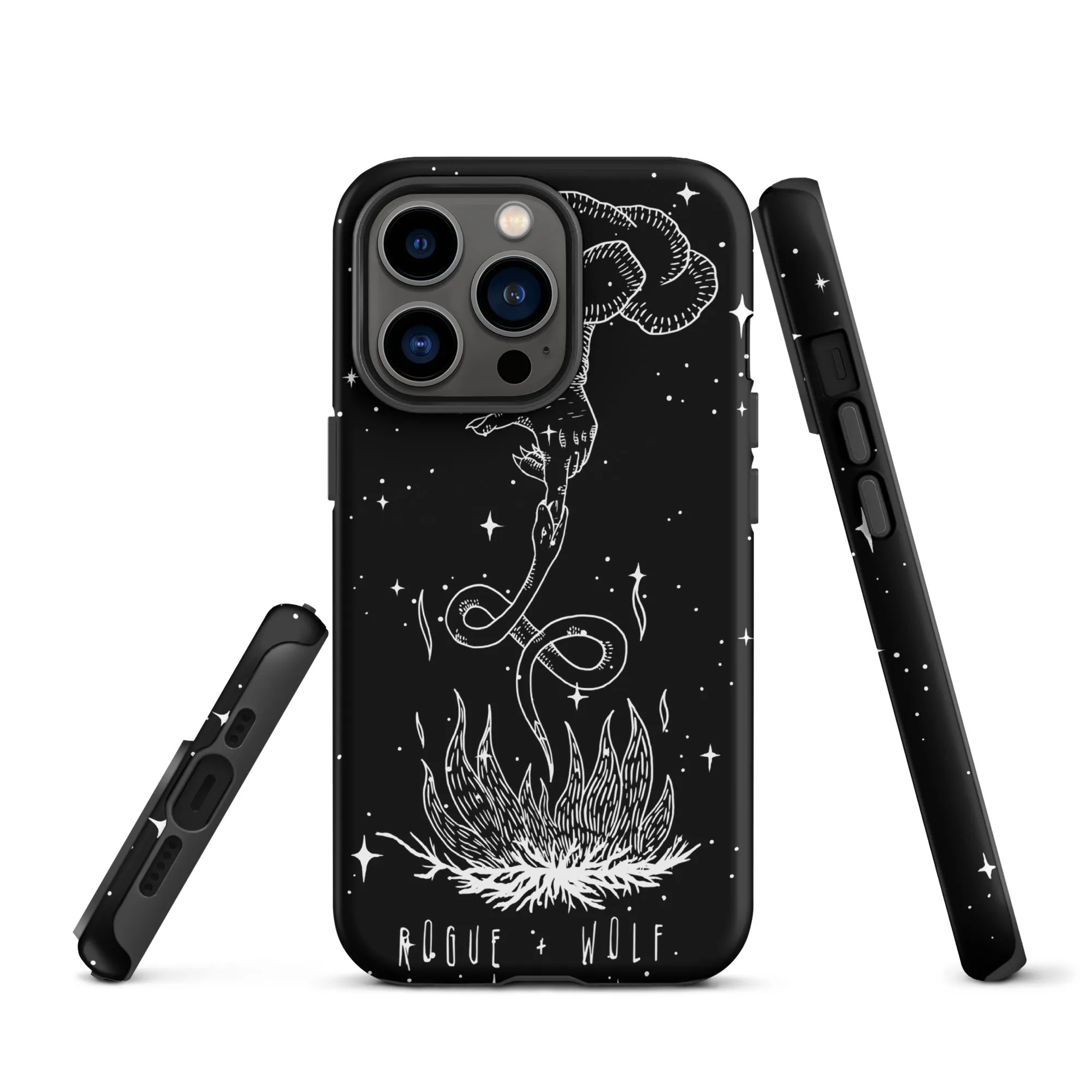 Godbane Tough Phone Case for iPhone - Shockproof Witchy Cell Phone case Anti-scratch Goth Case Cover Cool Gothic Christmas Gifts