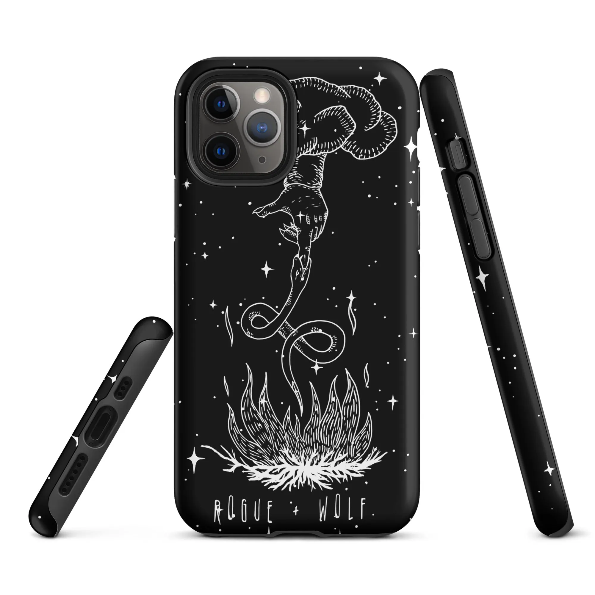 Godbane Tough Phone Case for iPhone - Shockproof Witchy Cell Phone case Anti-scratch Goth Case Cover Cool Gothic Christmas Gifts