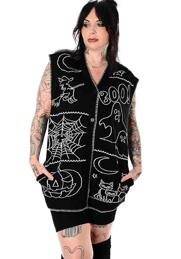 Halloween Night Patchwork | VEST