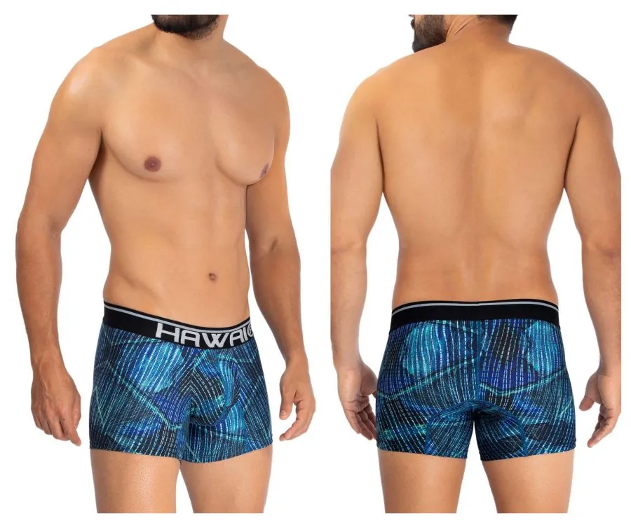 HAWAI 42173 Printed Microfiber Trunks Color Royal Blue