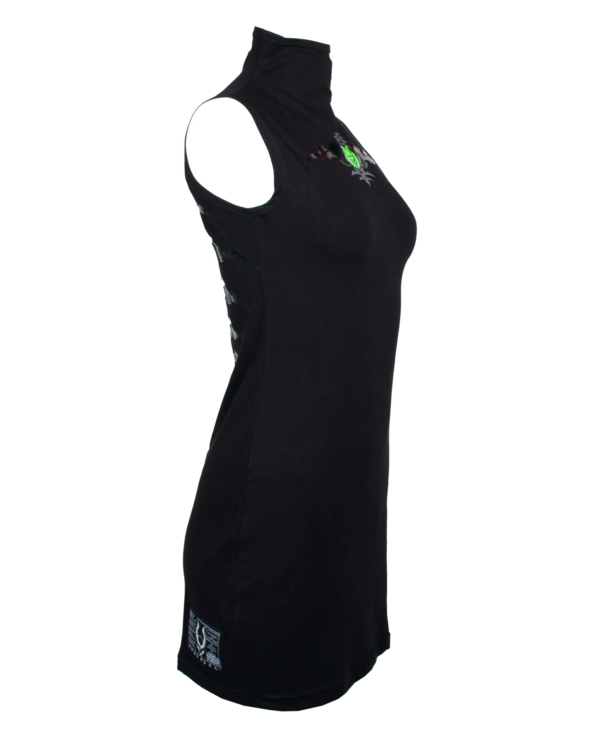 HI NECK DRESS GOTHIC EXO